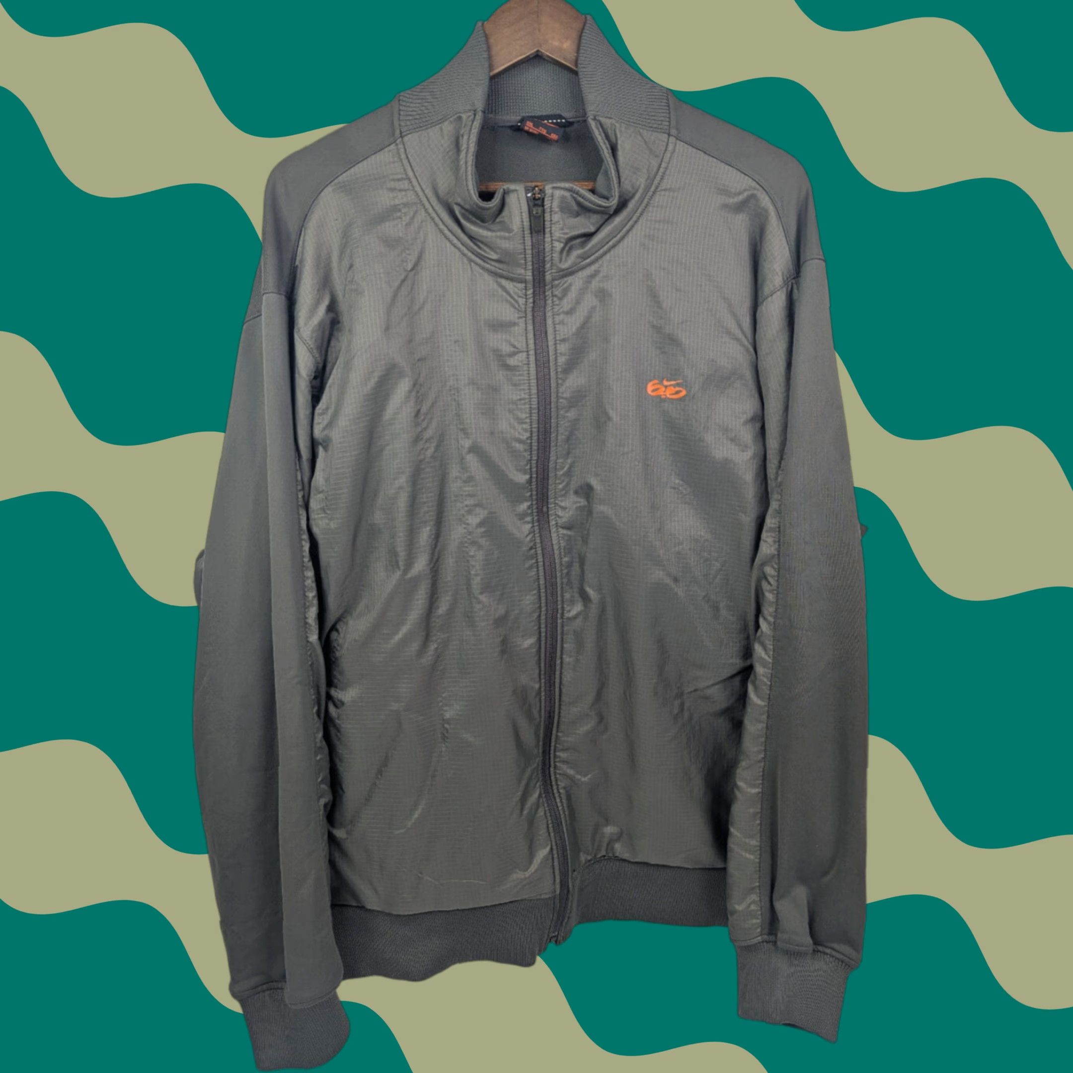Nike Nike 6.0 Grey Mock Neck Zip Up Jacket Sweatshirt Mens 2XL Skate SB BMX Extreme Size US XXL / EU 58 / 5 - 1 Thumbnail