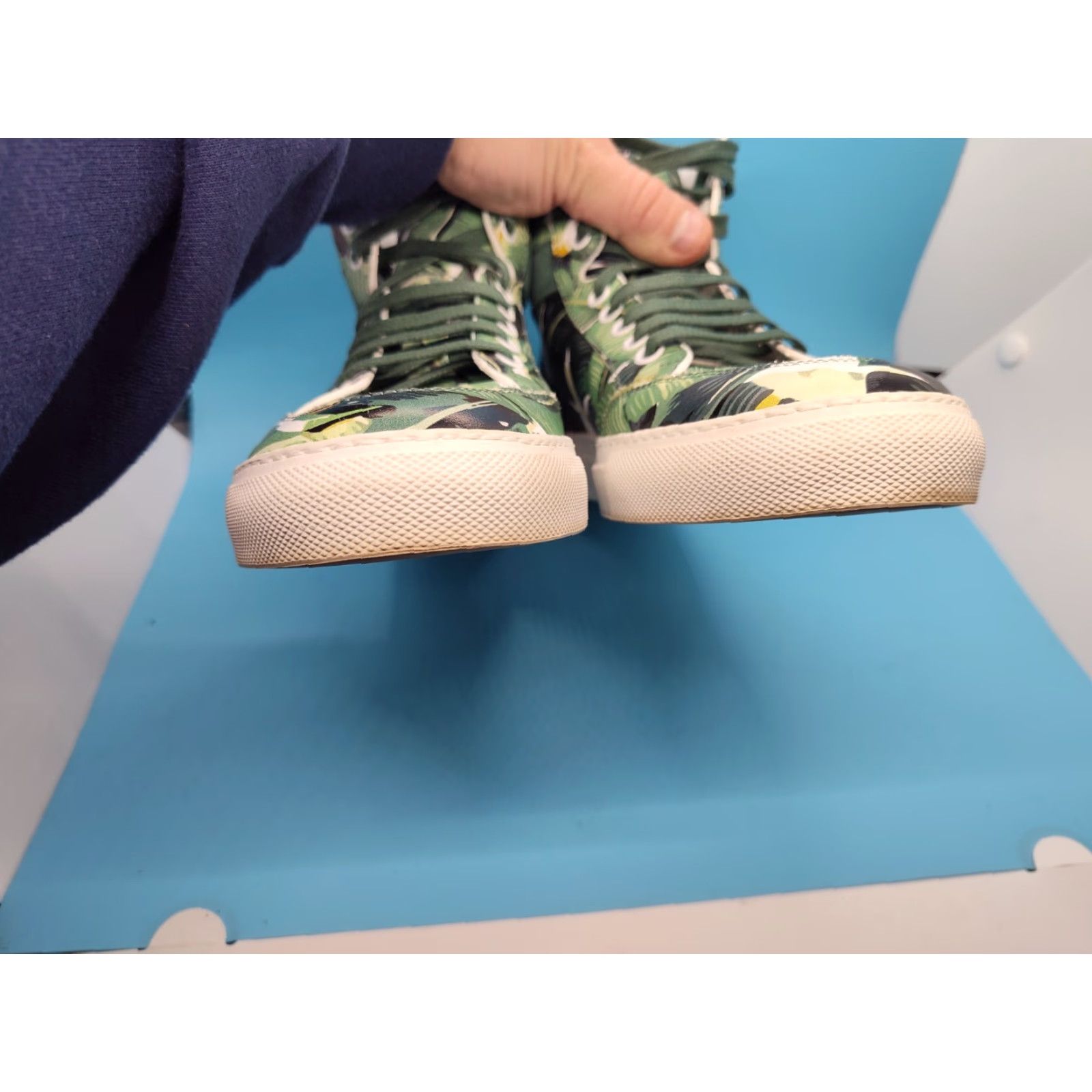 Koio KOIO x Beverly Hills Hotel and Bungalows Sneakers LE Signature Palm Print Italy Size US 5 / EU 37 - 4 Thumbnail