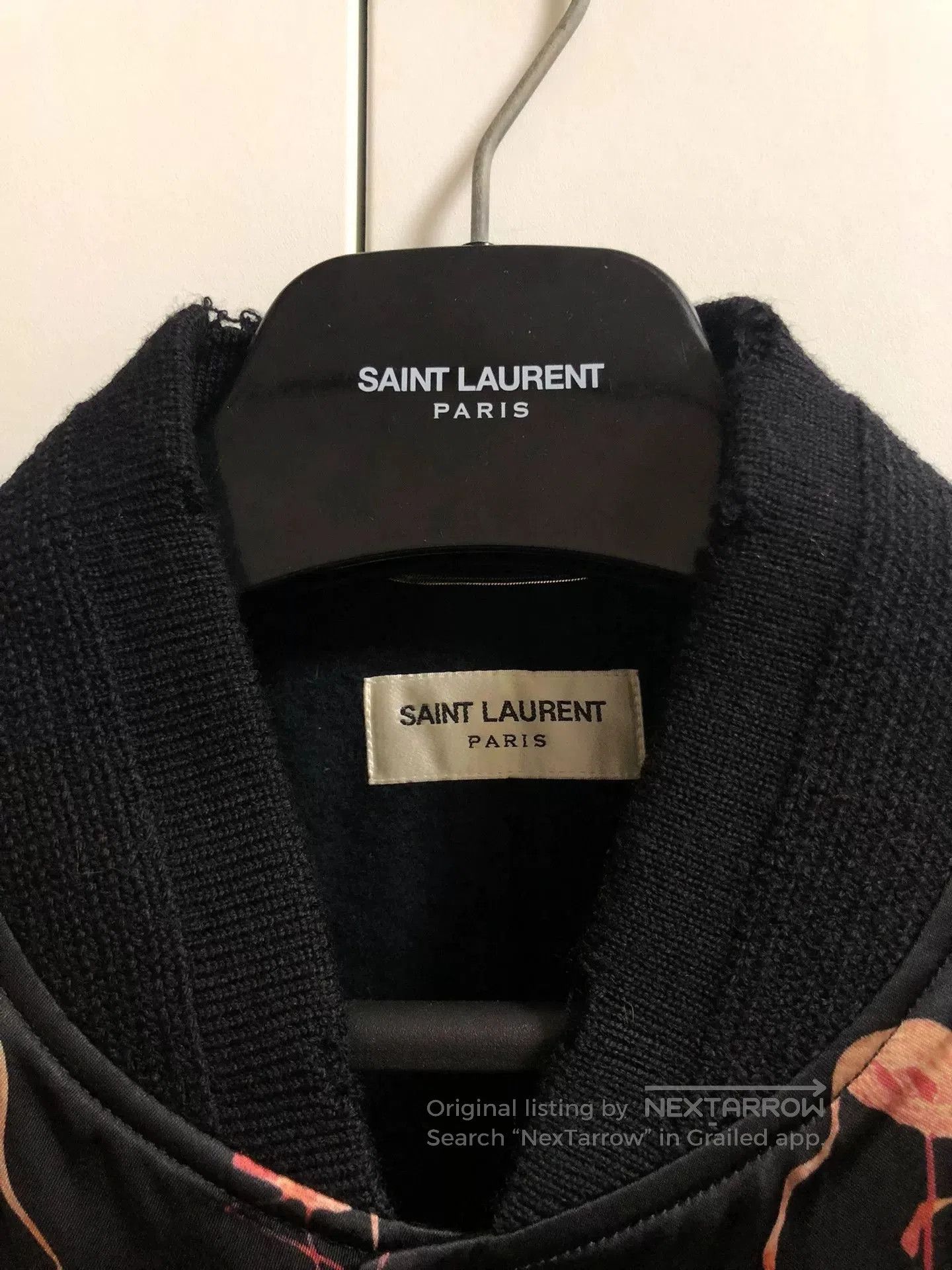 Saint Laurent Paris Saint Laurent Flamingo Print Silk Jacket. Size US L / EU 52-54 / 3 - 2 Thumbnail
