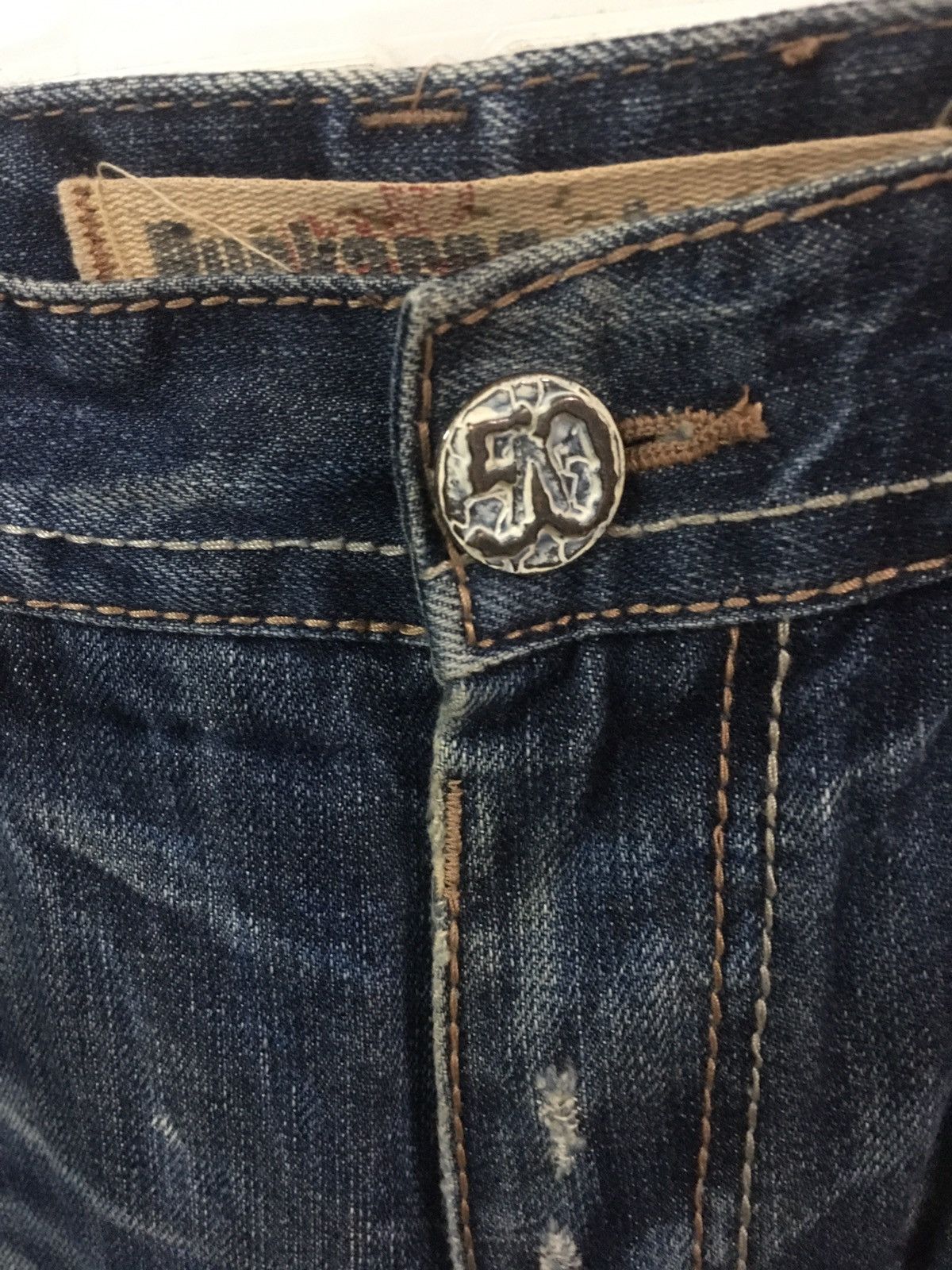 Vintage Rare Design Distressed Denim Buckaroo Jeans Size US 28 / EU 44 - 7 Thumbnail