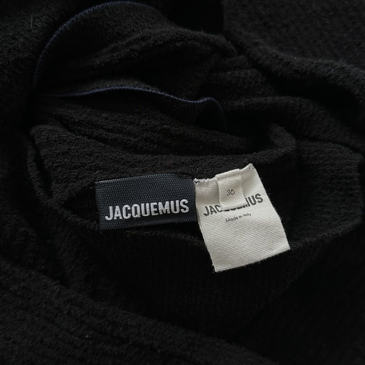 Jacquemus Jacquemus Le Gilet Noue Twist Sweater Cardigan Black Size S / US 4 / IT 40 - 7 Thumbnail