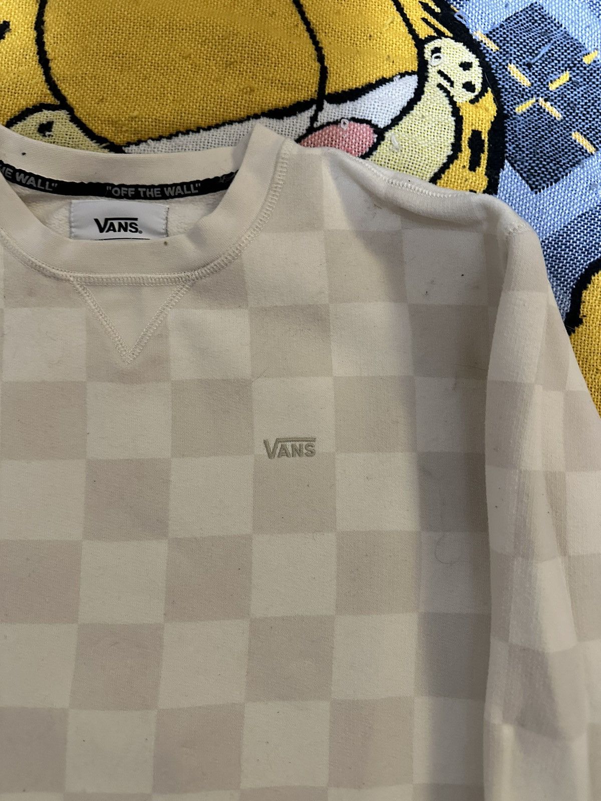 Vans Vans Checkered Sweater Size US XL / EU 56 / 4 - 3 Thumbnail