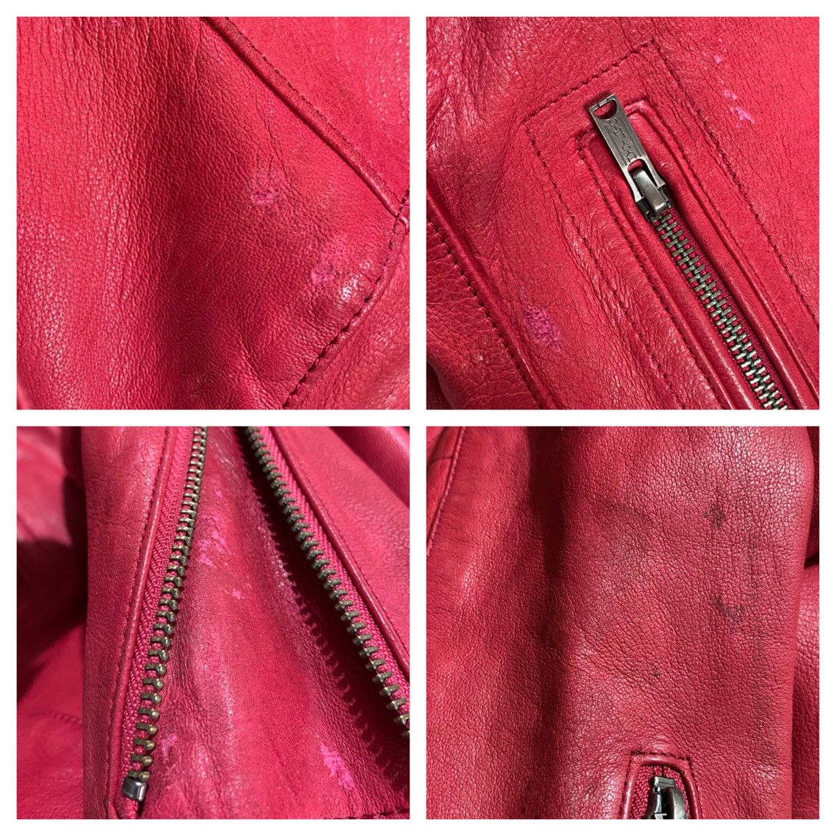 Hysteric Glamour A/W 2014- Hysteric Glamour- Double Rider Leather Jacket Size S / US 4 / IT 40 - 22 Thumbnail