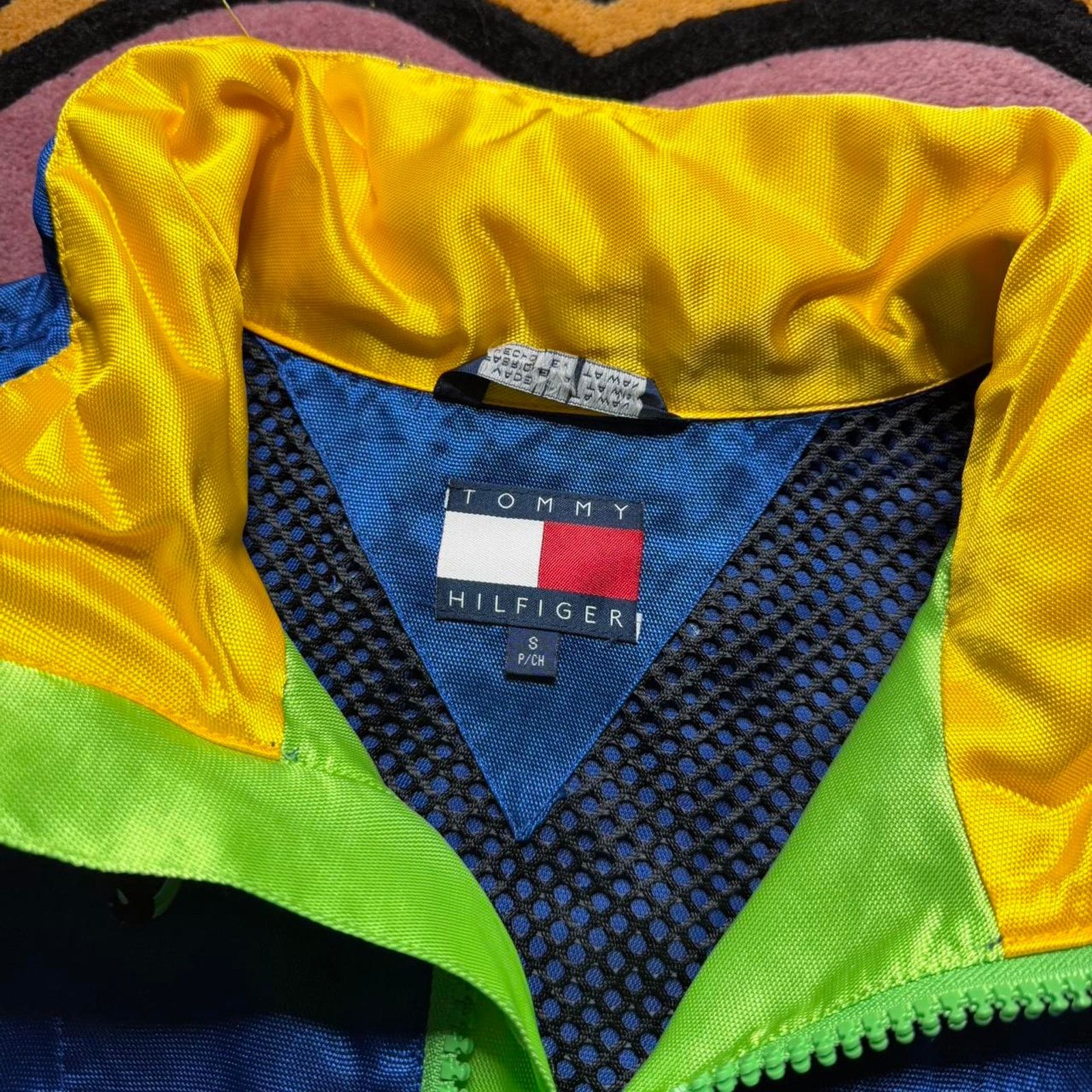 Tommy Hilfiger × Vintage Vintage 90’s Tommy Hilfiger 1/4 Zip Pullover Anorak Jacket Size US S / EU 44-46 / 1 - 4 Thumbnail