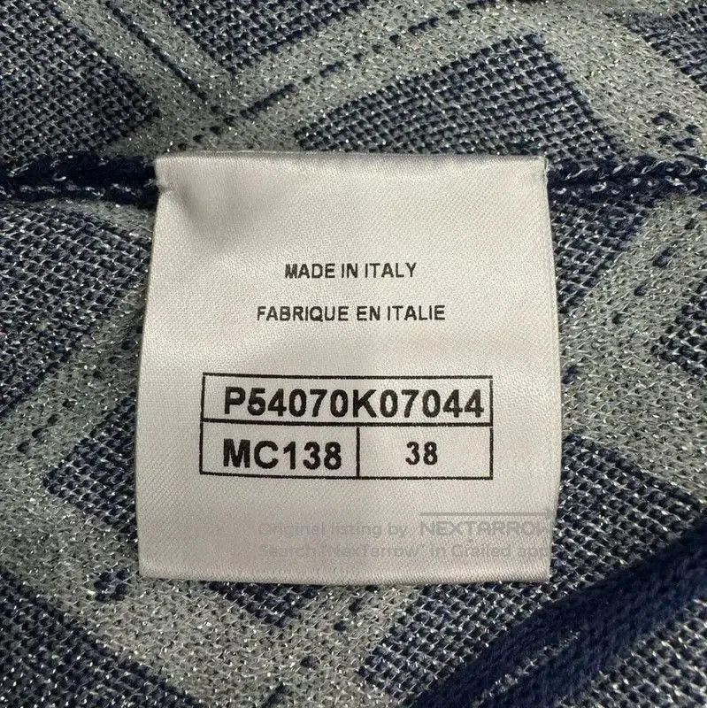 Chanel Chanel Blue Cotton Women's Skirt . Size 26" / US 2 / IT 38 - 6 Thumbnail