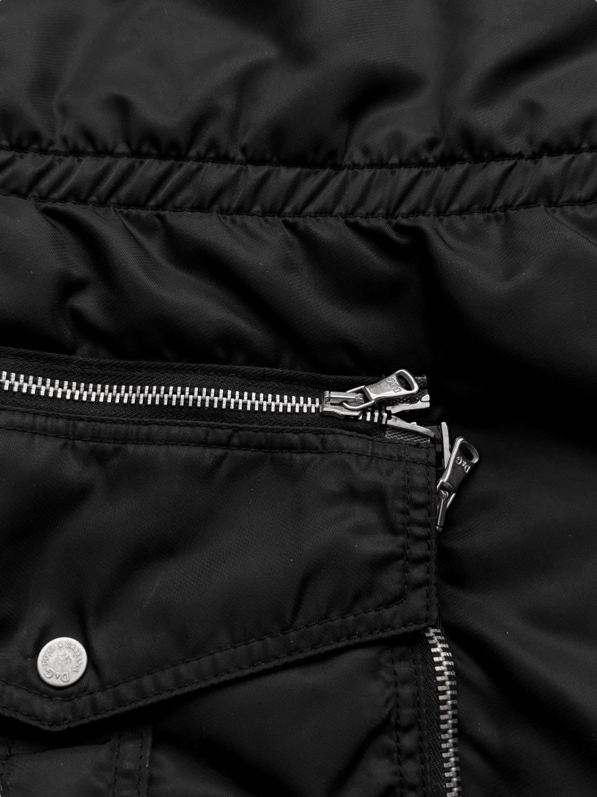Dolce & Gabbana 2003 GRAIL Spiral Zipper Fur Cargo Parka Size US M / EU 48-50 / 2 - 7 Thumbnail
