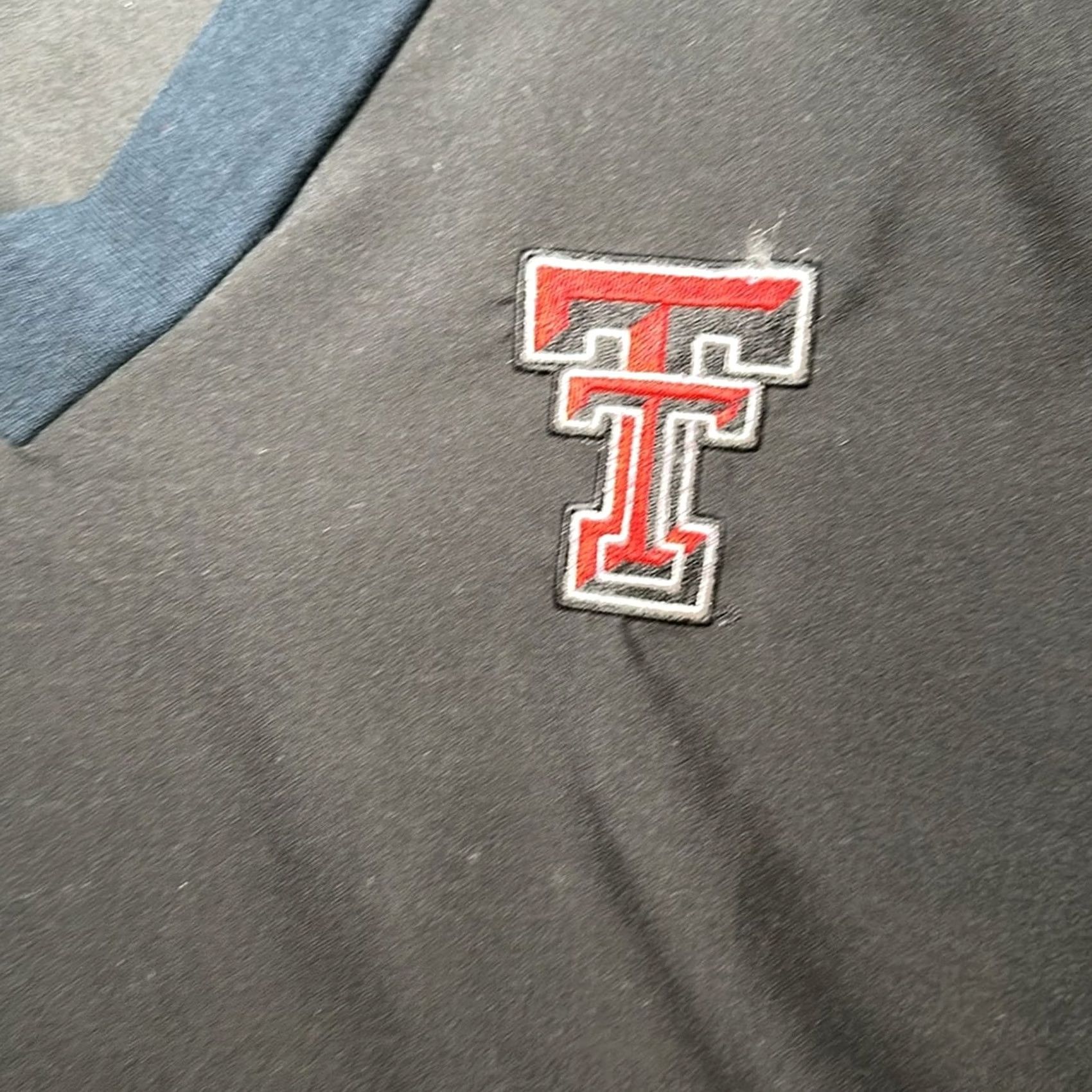 X-LARGE VINTAGE Datrek Texas Tech Red Raiders Pullover Sweatshirt - Black, Large, Men Size US L / EU 52-54 / 3 - 7 Thumbnail