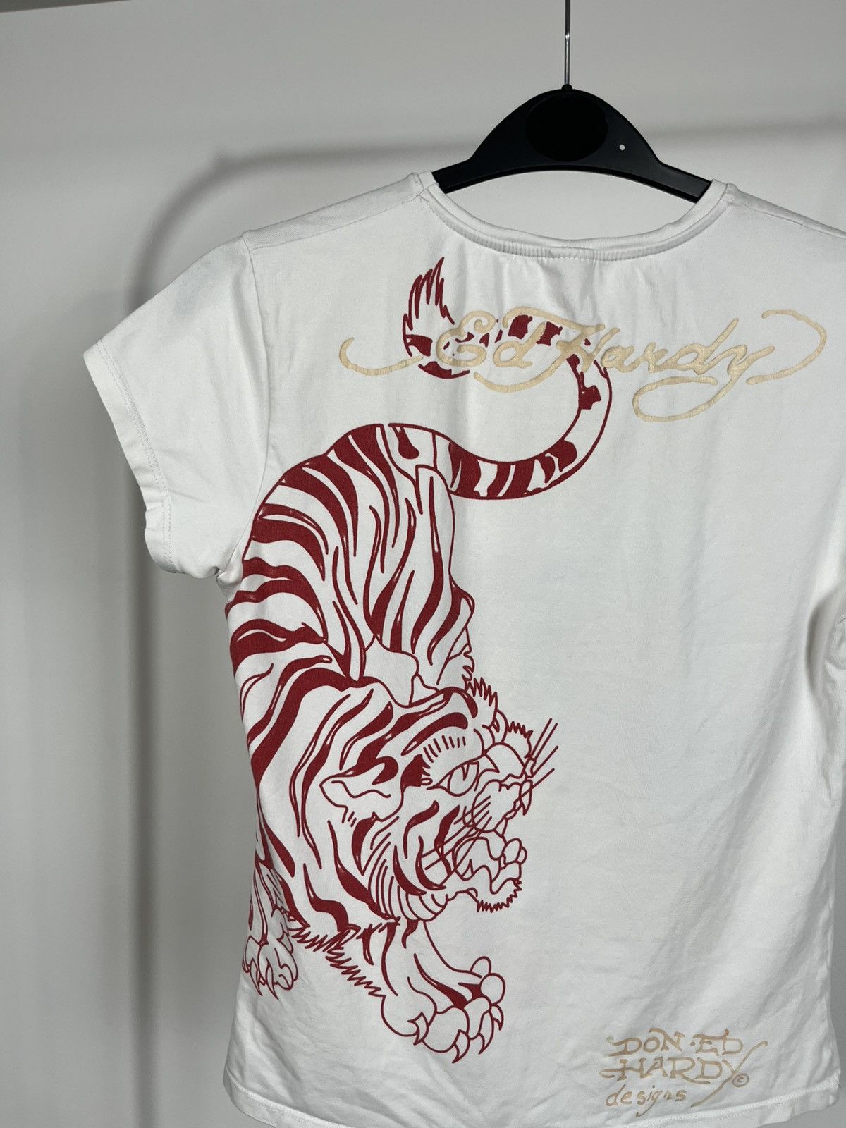 Ed Hardy Ed Hardy Women’s XS Dragon Tattoo Graphic Tee Y2K Style Size XS / US 0-2 / IT 36-38 - 9 Thumbnail