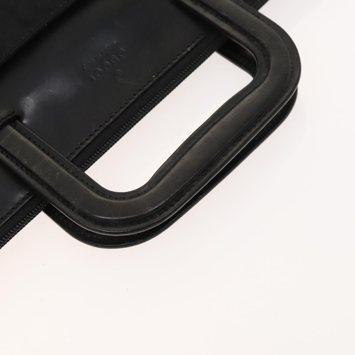Gucci GUCCI Hand Bag Nylon Black Silver 015 015 Size ONE SIZE - 7 Thumbnail