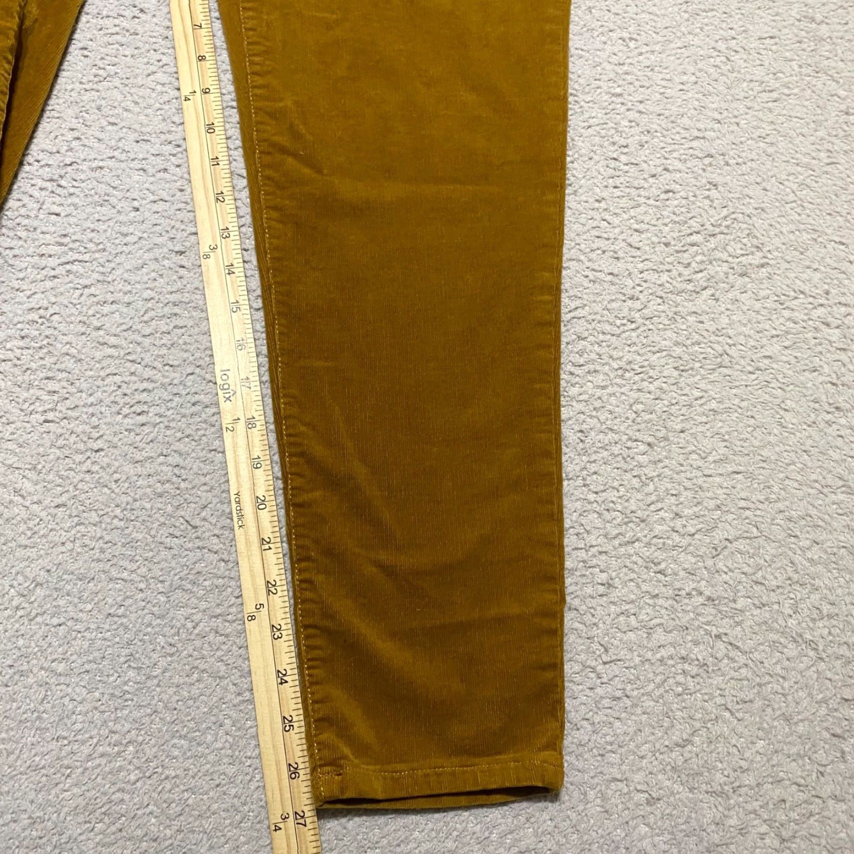 J.Crew VINTAGE J. CREW Pants Chino 33 Brown Corduroy Tapered Leg High Rise 5-Pocket Mens Regular Inseam 27 in Spring Fall Winter Men’s Style: Casual/Travel Size 25" / US 0 / IT 36 - 3 Thumbnail