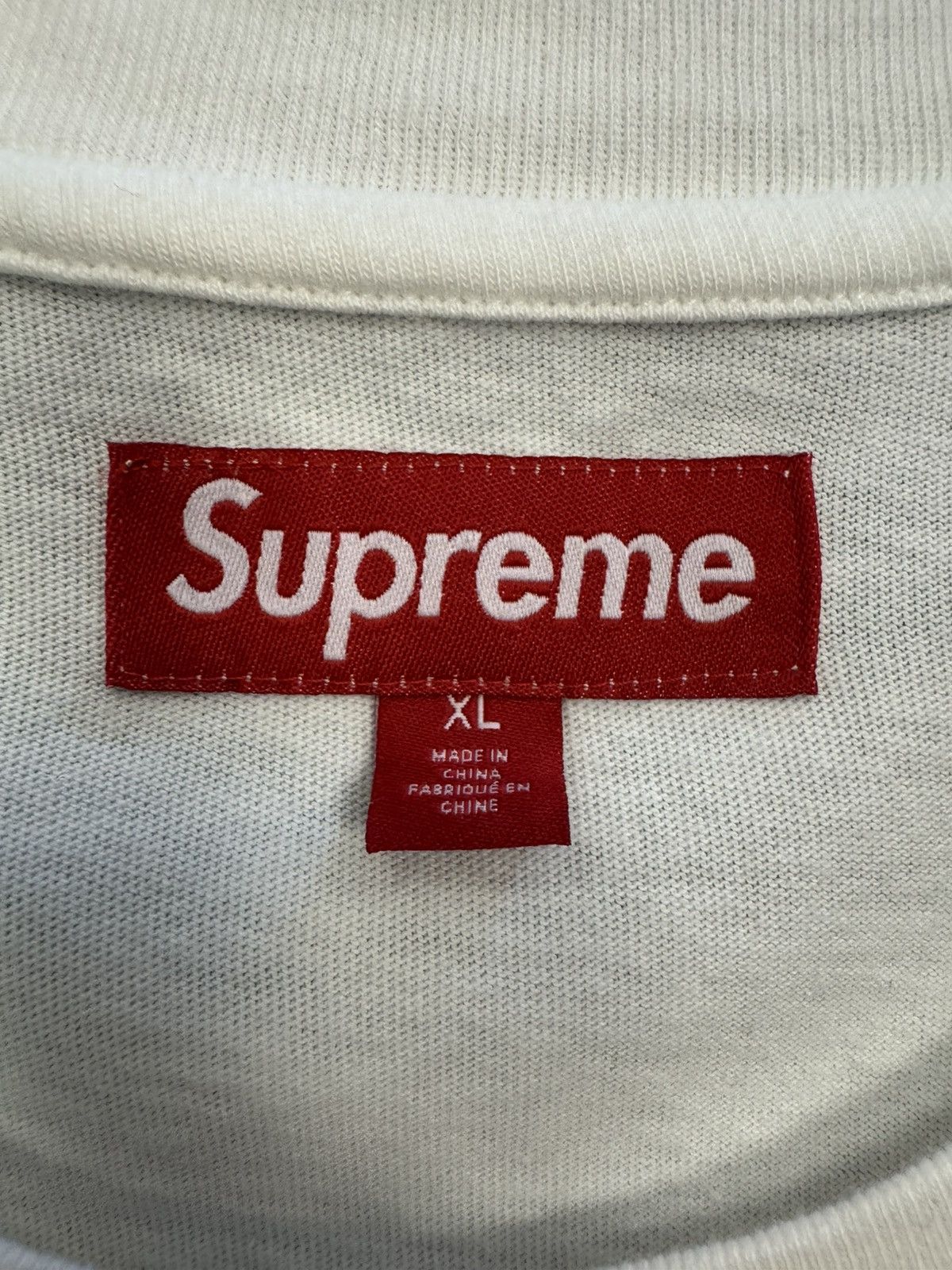 Supreme Supreme Flocked Tee Size US XL / EU 56 / 4 - 3 Thumbnail