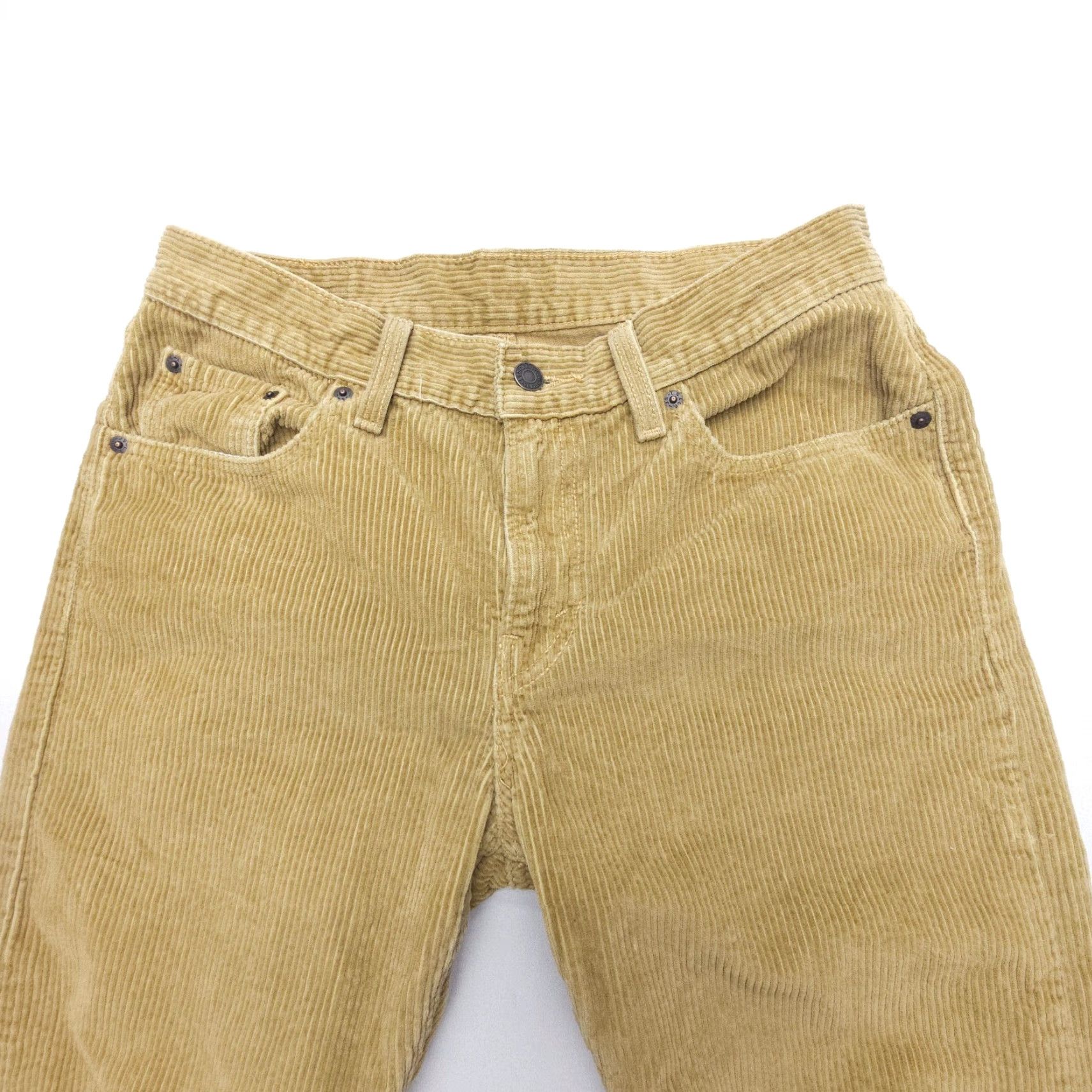 Levi's Levi's Jeans Womens 29 30 Tan Cotton Corduroy Classic Straight Denim Size 29" - 3 Thumbnail
