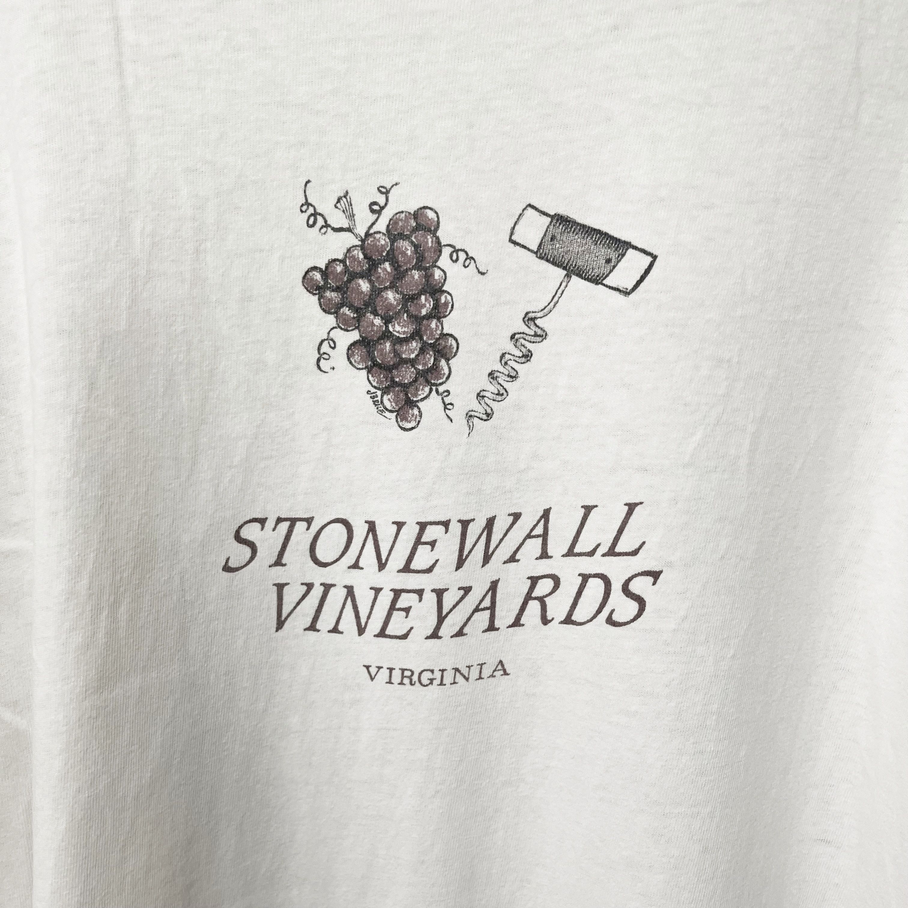 Vintage Vintage 90s “Life Is Too Short to Drink Bad Wine” T-Shirt Size US XL / EU 56 / 4 - 5 Thumbnail