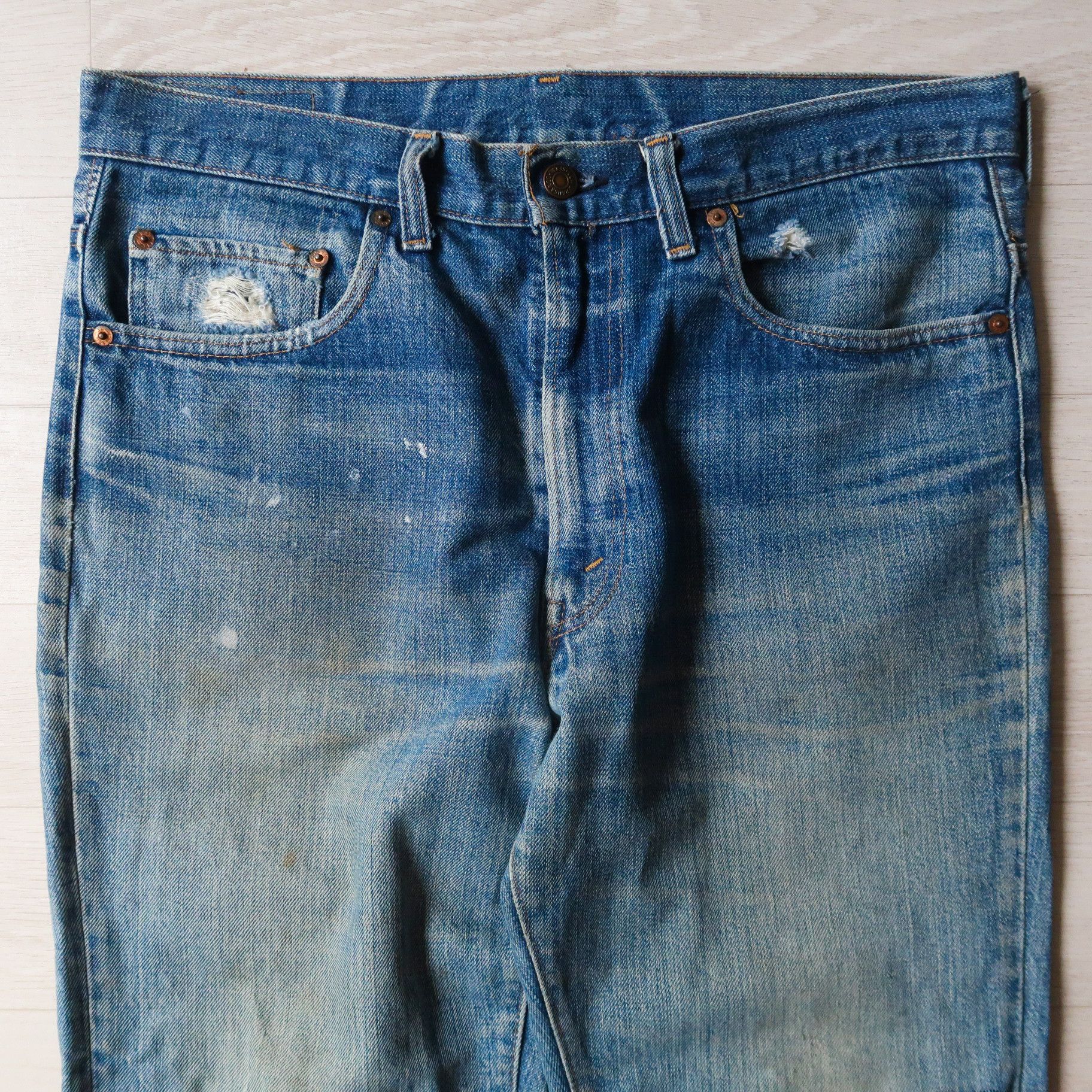 Levi's [Made in U.S.A] Vintage 80s Levi’s 517 Boots Cut Denim Pants Size US 34 / EU 50 - 4 Thumbnail