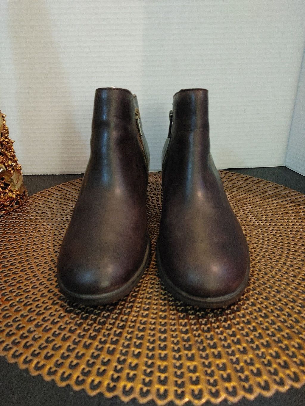 Born Born Kenzie Leather Ankle Booties Size 7M Size US 7 / IT 37 - 2 Thumbnail