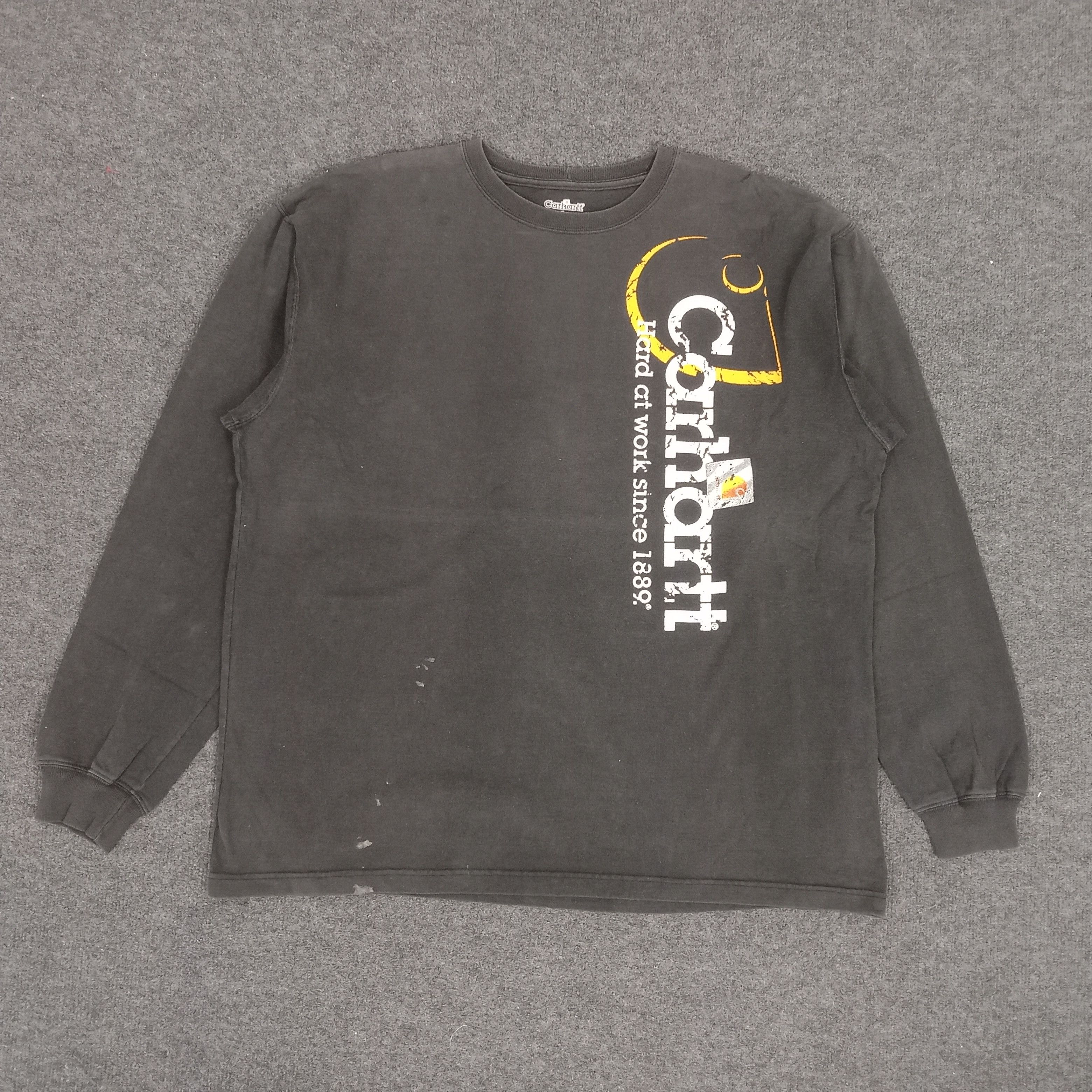 Carhartt × Vintage Carhartt American Style Long Sleeve Tshir Size US XL / EU 56 / 4 - 1 Thumbnail
