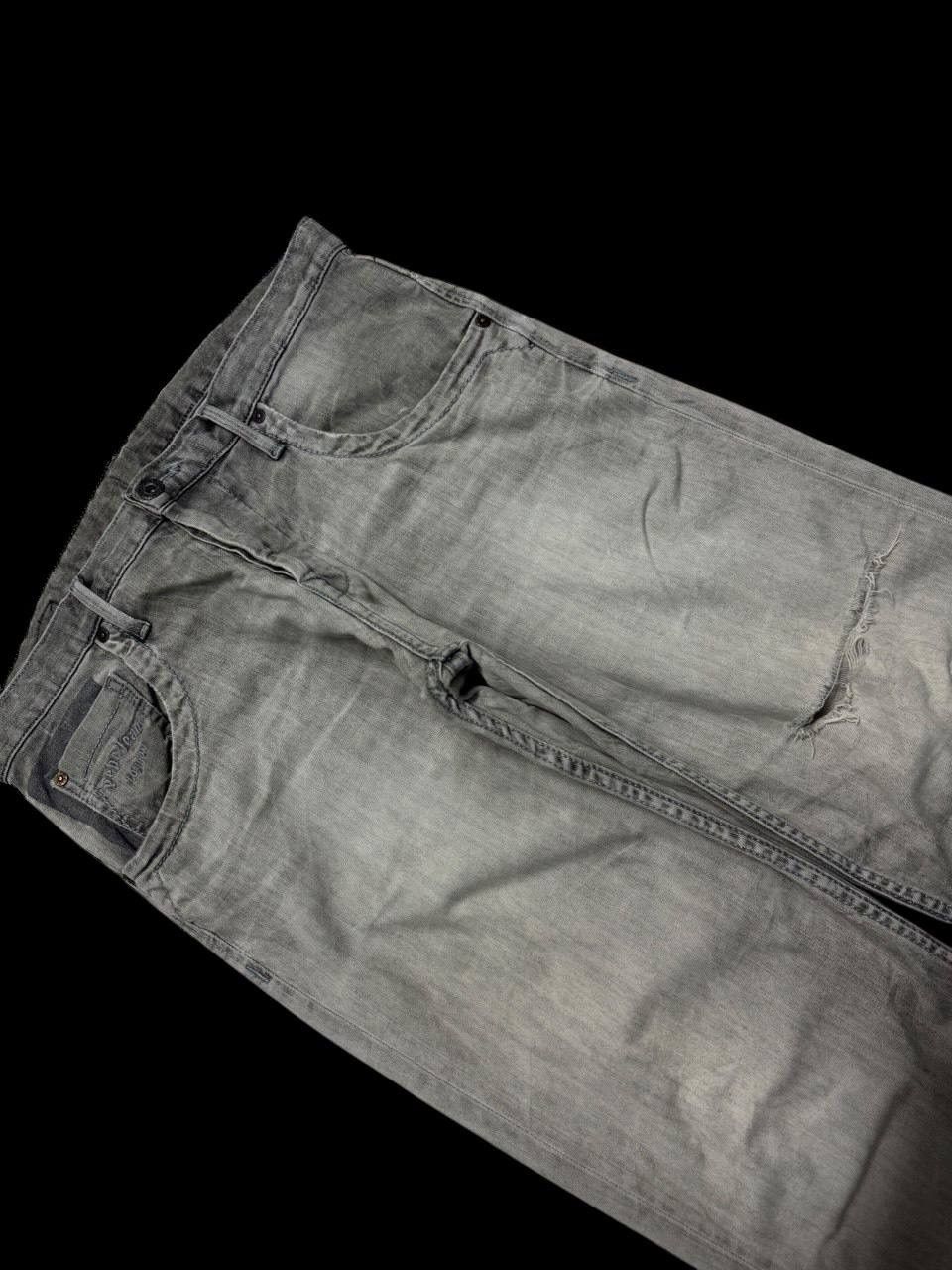 Pepe Jeans THRASHED Pepe Jeans Smoke Washed Distressed Ripped Sick Jean Size US 33 - 6 Thumbnail