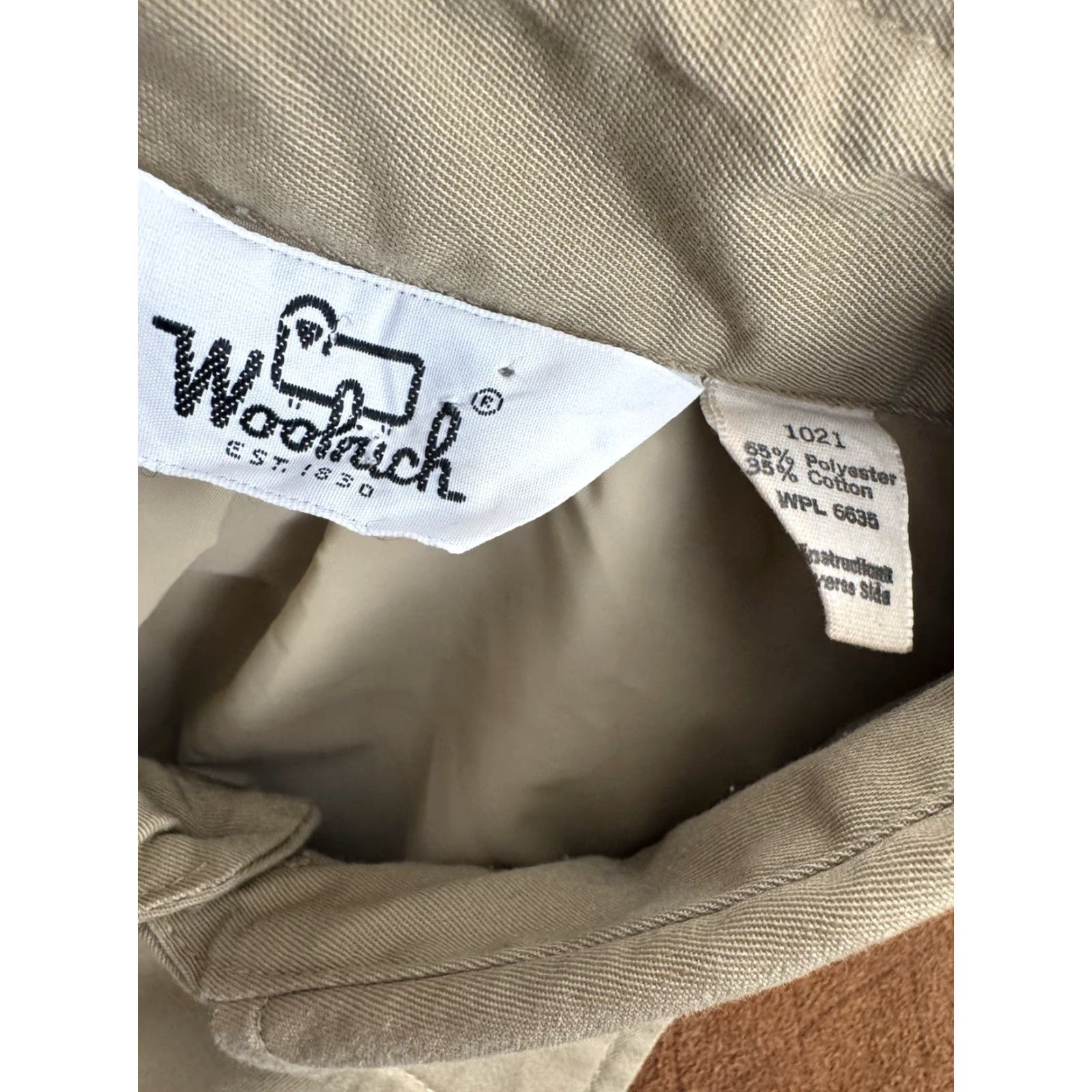 Vintage VINTAGE Woolrich Jacket Safari Shooting XL Khaki / Tan Men XL Hunting Size US XL / EU 56 / 4 - 4 Thumbnail