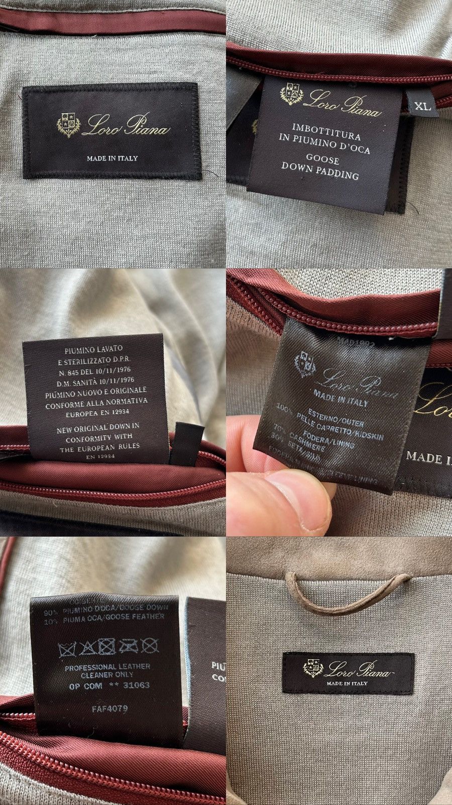 Loro Piana $5950 Loro Piana Goose Down Kidskin Jacket Size US L / EU 52-54 / 3 - 20 Thumbnail