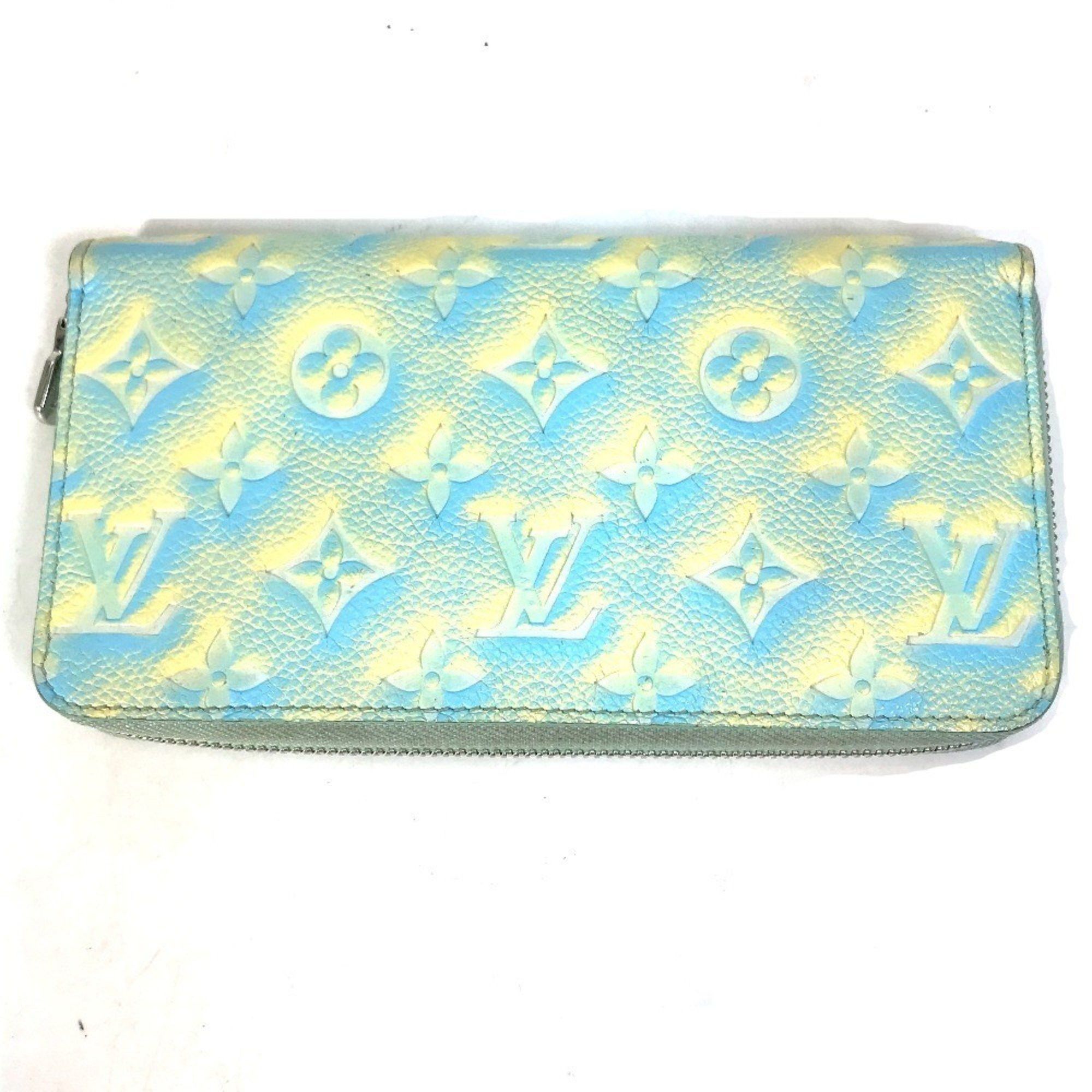 Louis Vuitton LOUIS VUITTON ルイヴィトン M81466 モノグラムアンプラント ジッピーウォレット ラウンドファスナー 長財布 モノグラムアンプラントレザー レディース ヴェール・ドー イエロー Size ONE SIZE - 1 Thumbnail