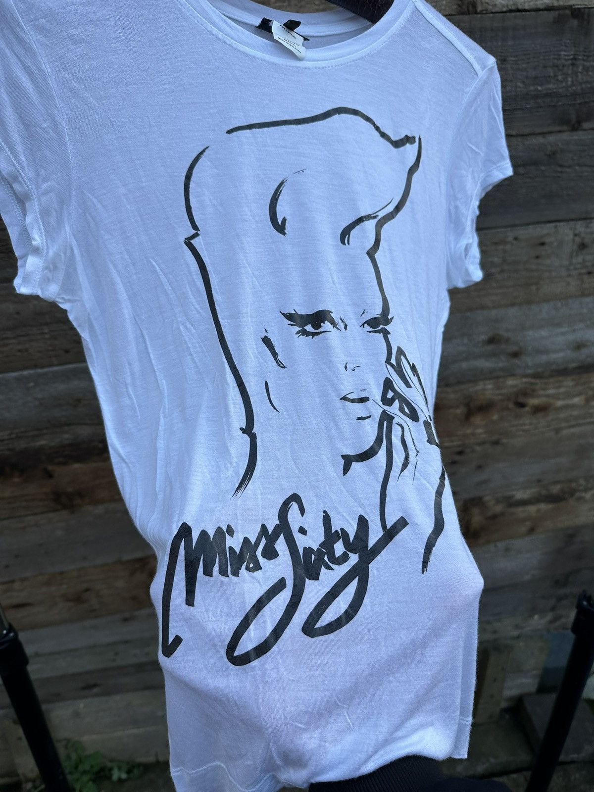 Miss Sixty × Vintage Vintage Miss Sixty Tee Full Print Y2K Size XS / US 0-2 / IT 36-38 - 3 Thumbnail