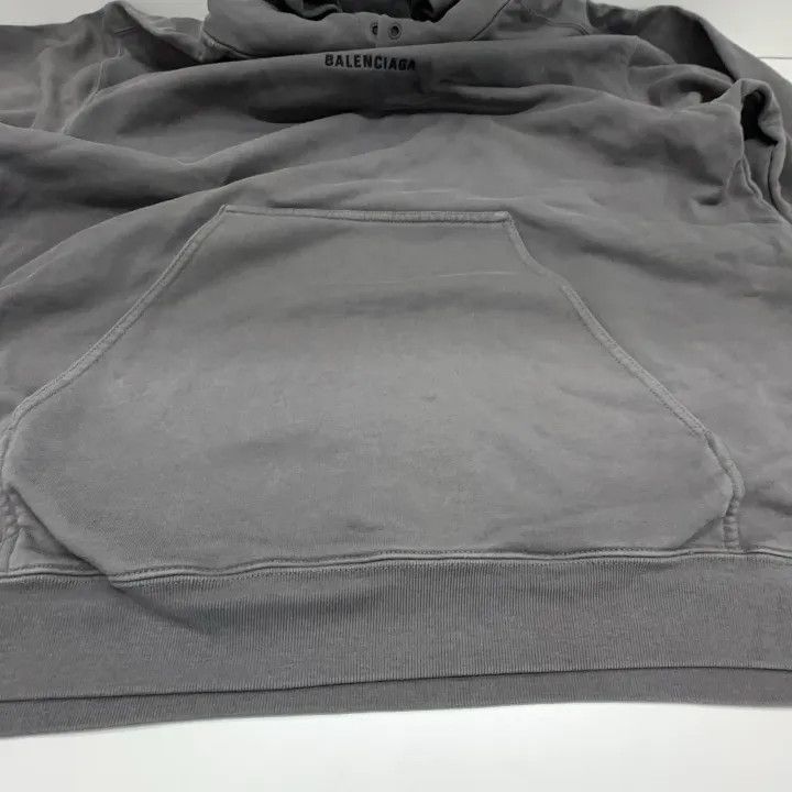 Balenciaga Balenciaga Balenciaga Logo Hoodie for Men in Gray -2507 Size US S / EU 44-46 / 1 - 8 Thumbnail