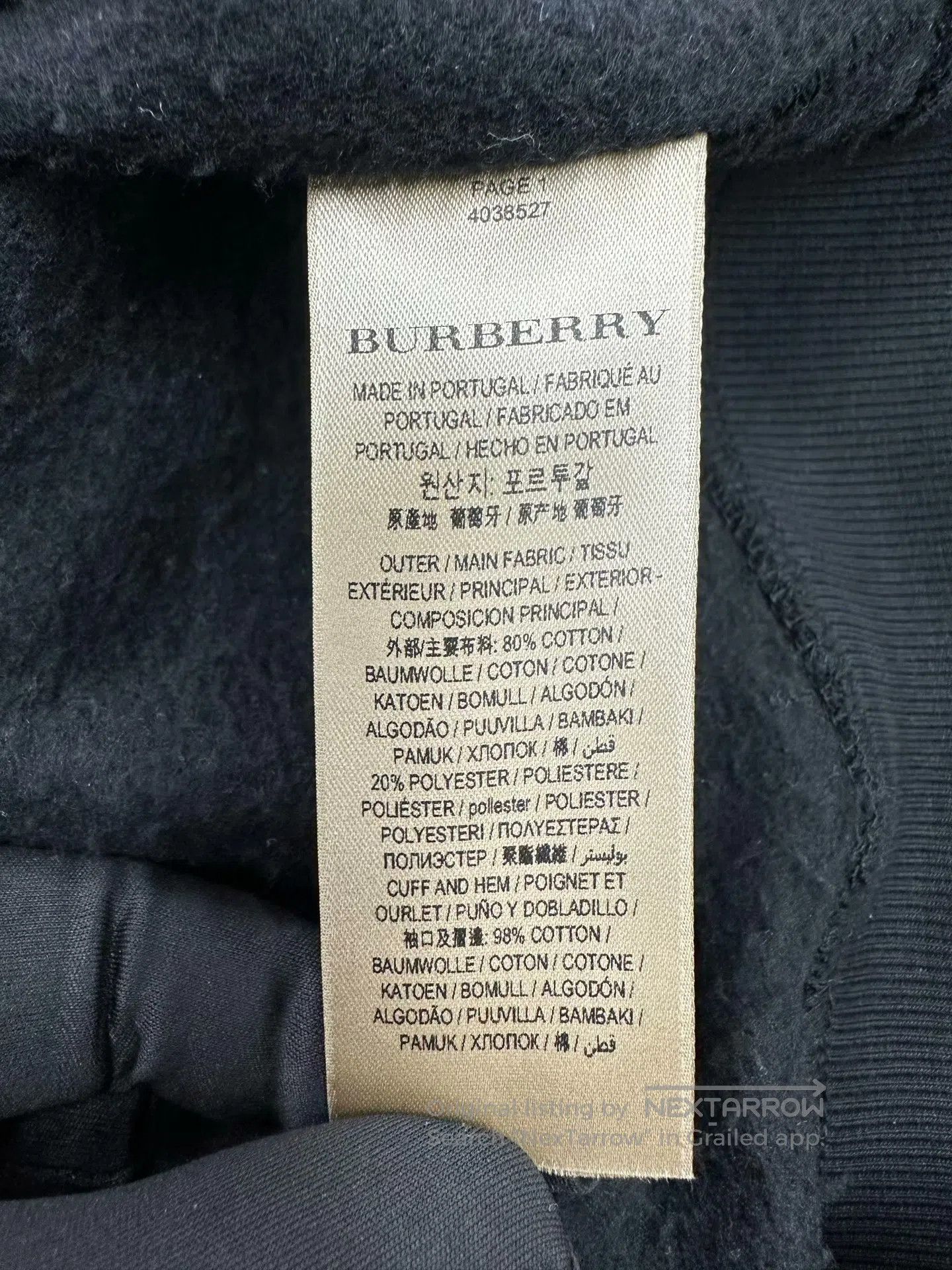 Burberry Burberry Black Plaid Zip-Up Hooded Sweatshirt Jacket| Size XL / US 12-14 / IT 48-50 - 4 Thumbnail