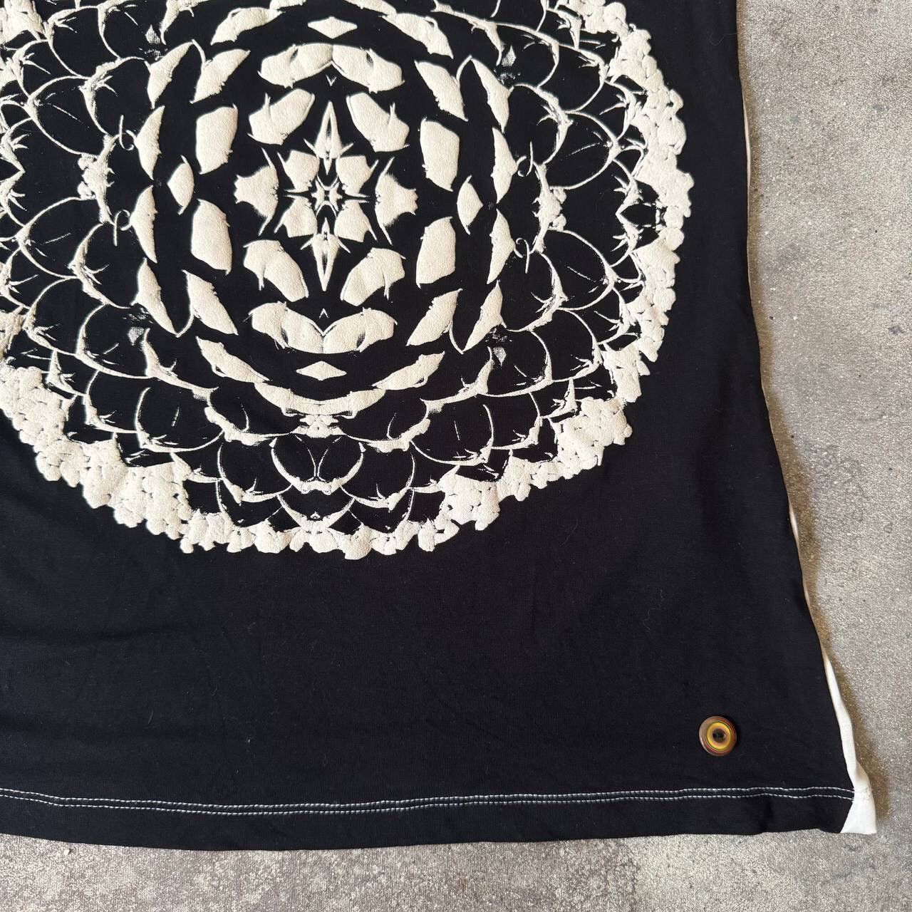 20471120 × Desigual × Japanese Brand Desigual Vintage Sexy Gothic Tank Top Size M / US 6-8 / IT 42-44 - 5 Thumbnail