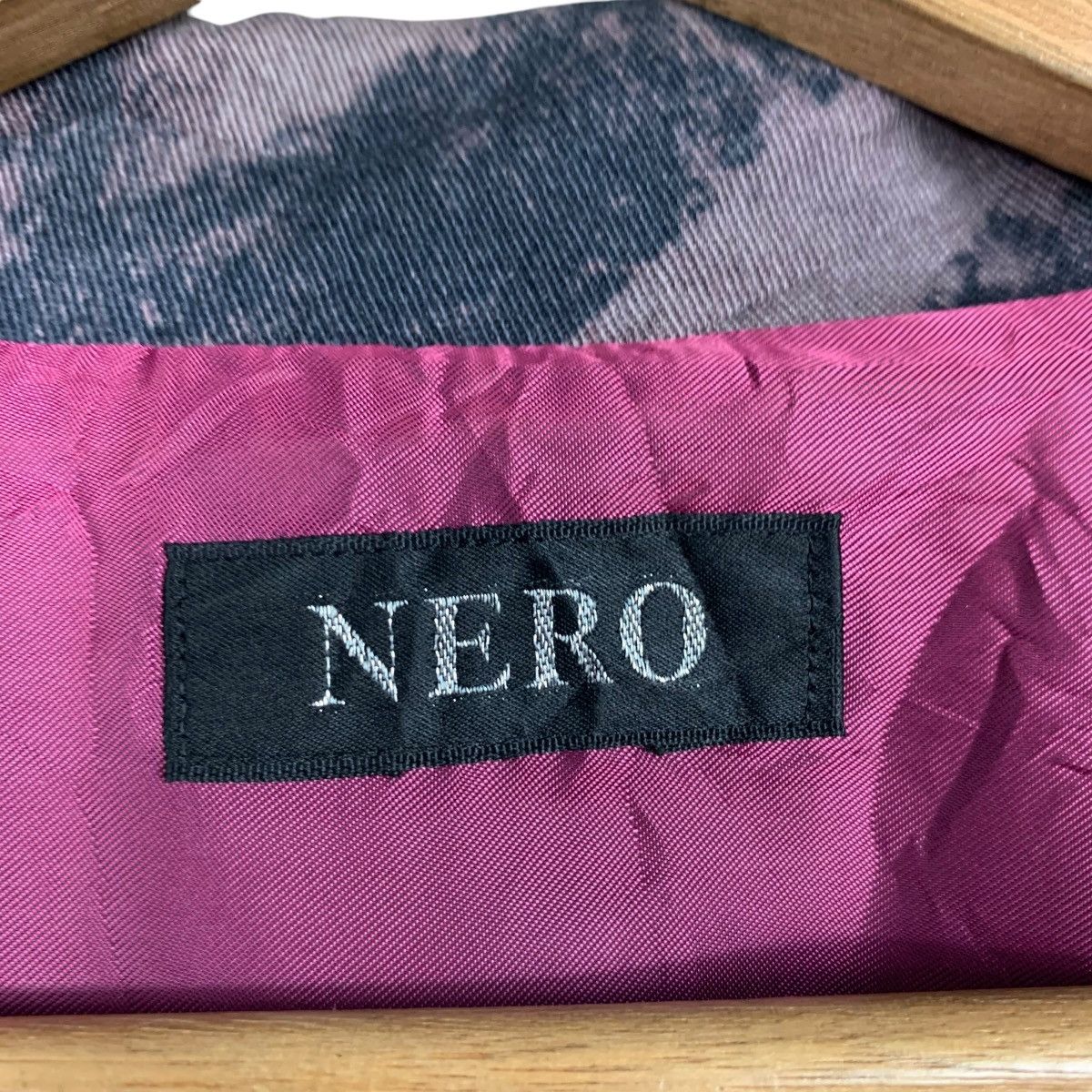 Japanese Brand NERO Made in Japan Fullprint Cropped Blazer Jacket #1621-C72 Size M / US 6-8 / IT 42-44 - 13 Thumbnail