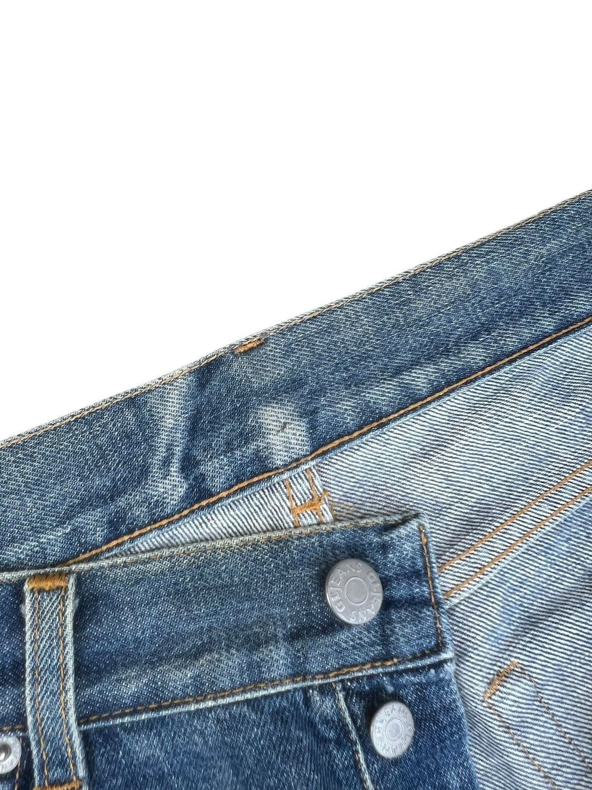 Helmut Lang Vintage Helmut Lang GLJeans Aging Distress Mud Denim Jeans Size US 29 - 7 Thumbnail