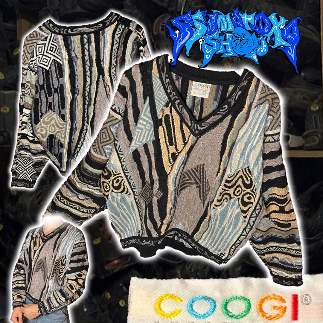 Coogi Rare Vintage Streetwear Stitched Sweater COOGI Size US L / EU 52-54 / 3 - 1 Thumbnail