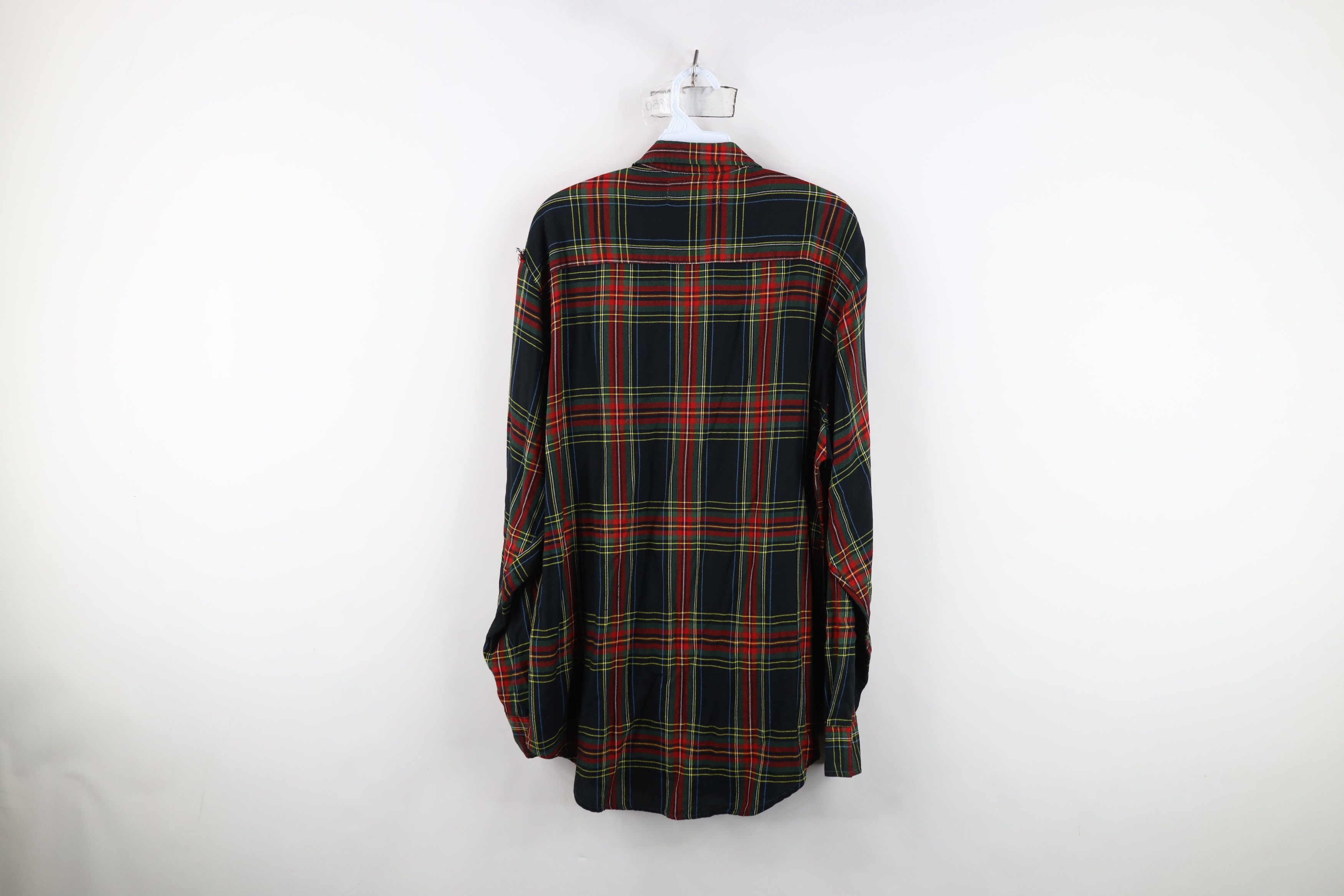 Vintage Vintage 80s 90s Streetwear Double Pocket Button Shirt Plaid Size US L / EU 52-54 / 3 - 10 Thumbnail