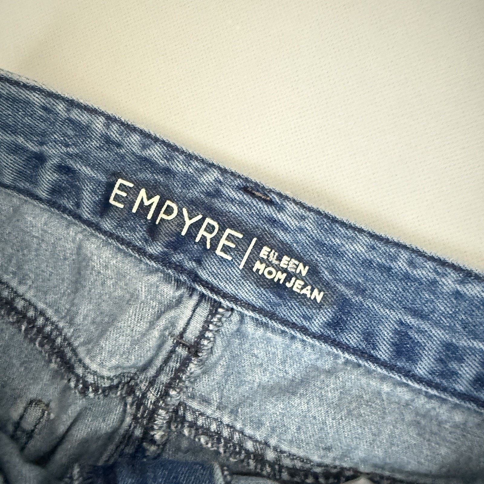 Empyre Empyre Eileen Checkered Striped Mom Zumiez Distressed Jeans Size 28" / US 6 / IT 42 - 4 Thumbnail