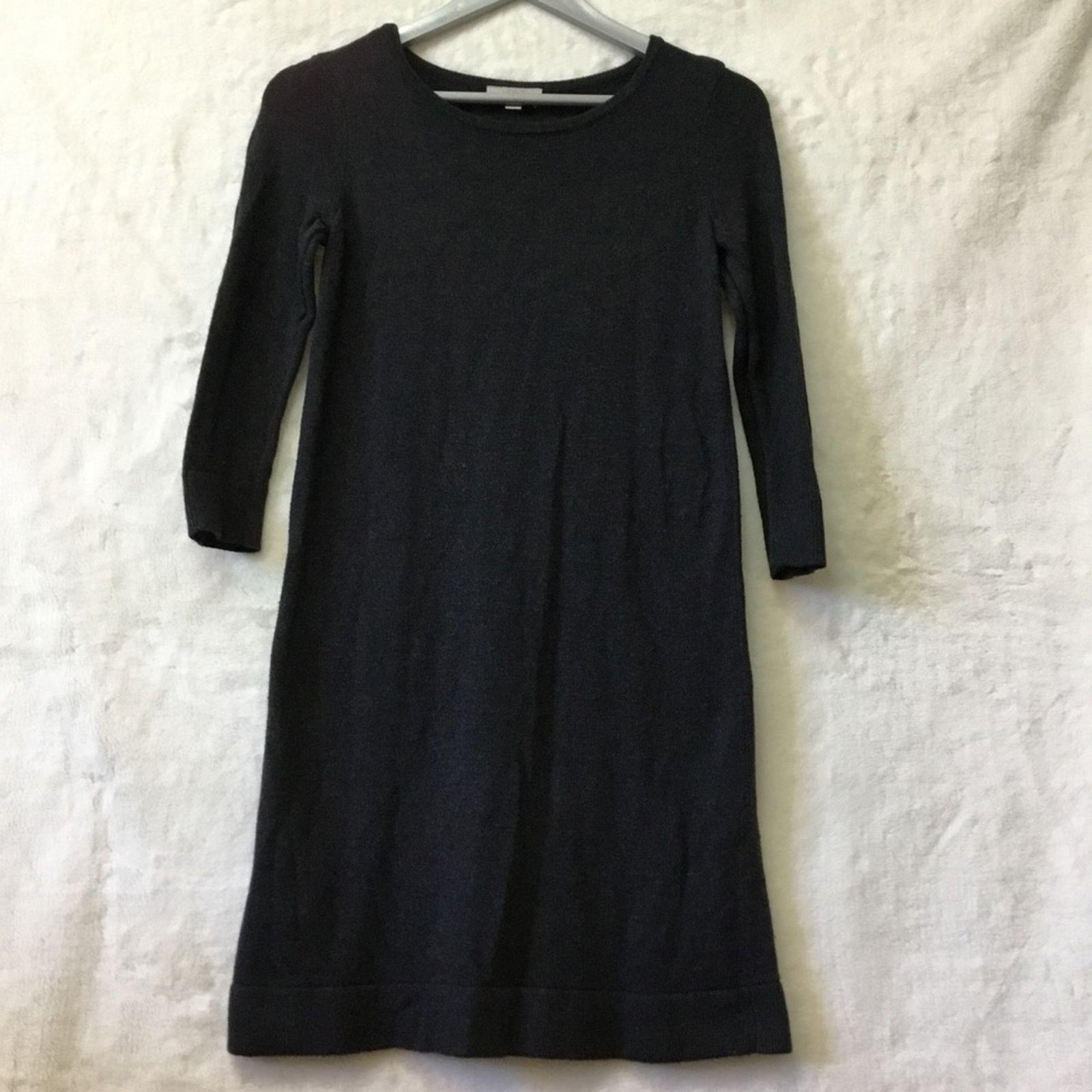 Loft Loft Gray Long Sleeve Sweater Dress Size S / US 4 / IT 40 - 1 Thumbnail