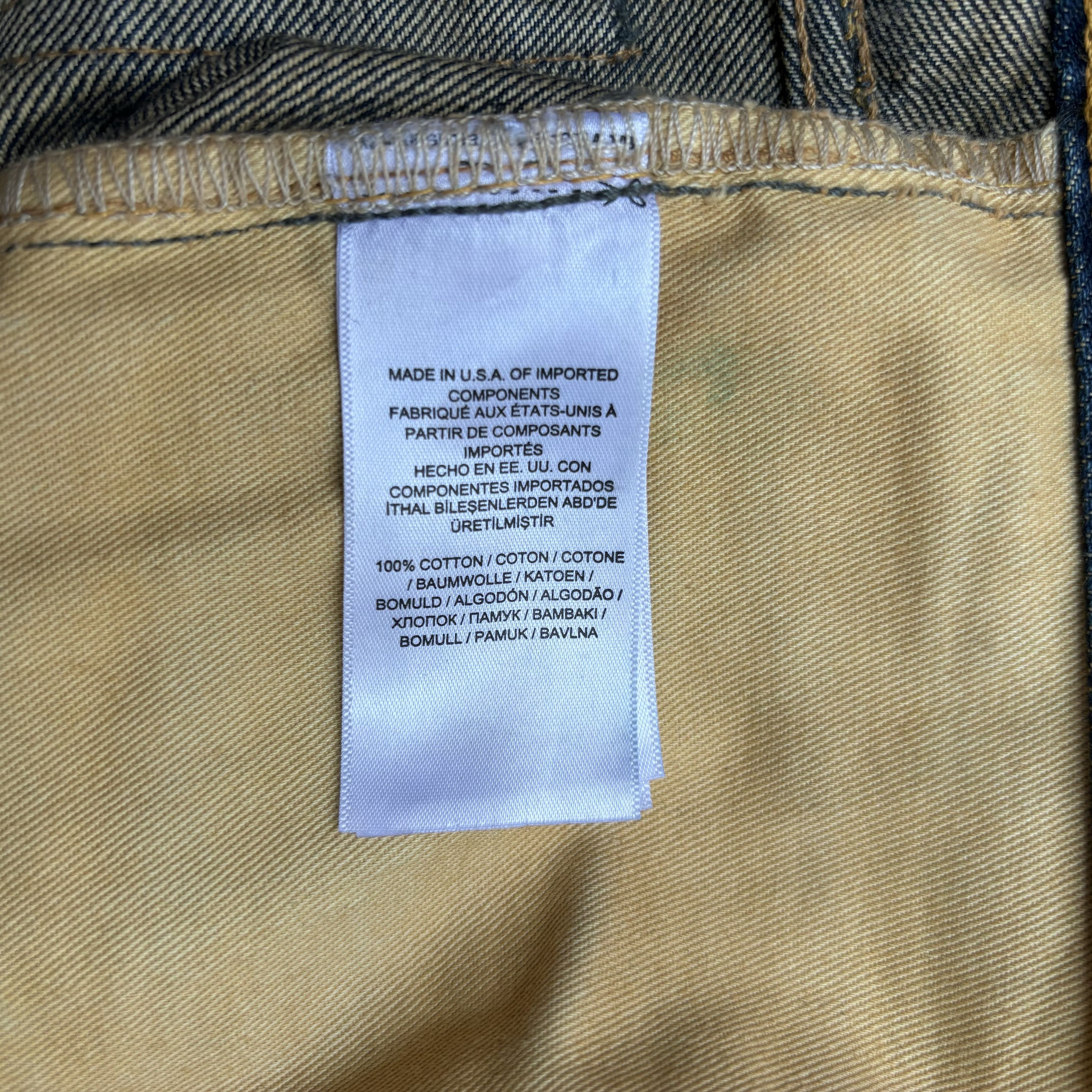 RRL Ralph Lauren Double RL Japan Woven Selvedge Denim Size US 30 / EU 46 - 13 Thumbnail