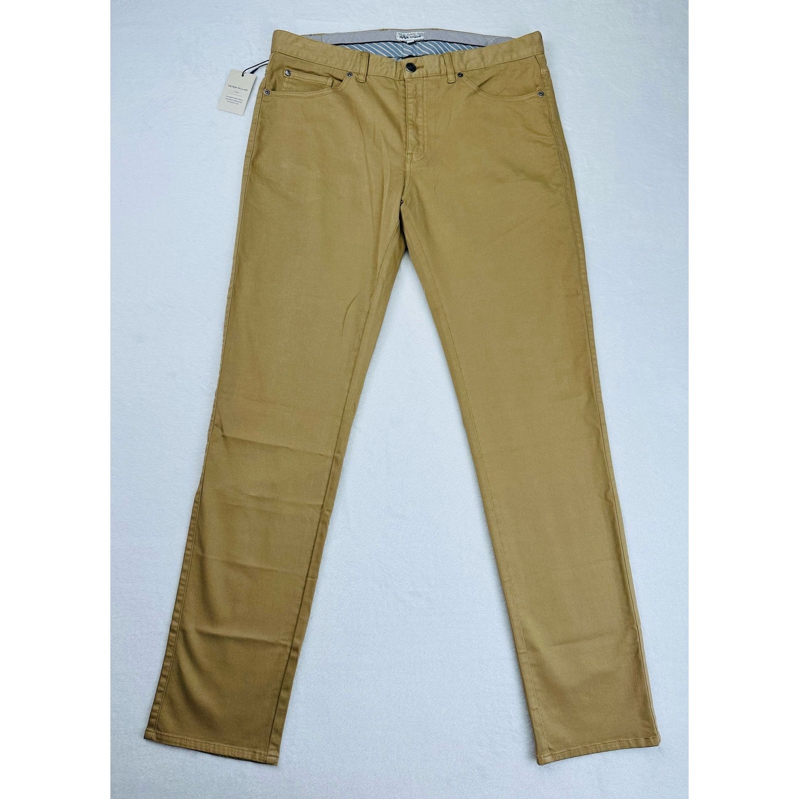 Peter Millar Men’s Crown Khaki Modal Golf Pants 35 W (35x33)