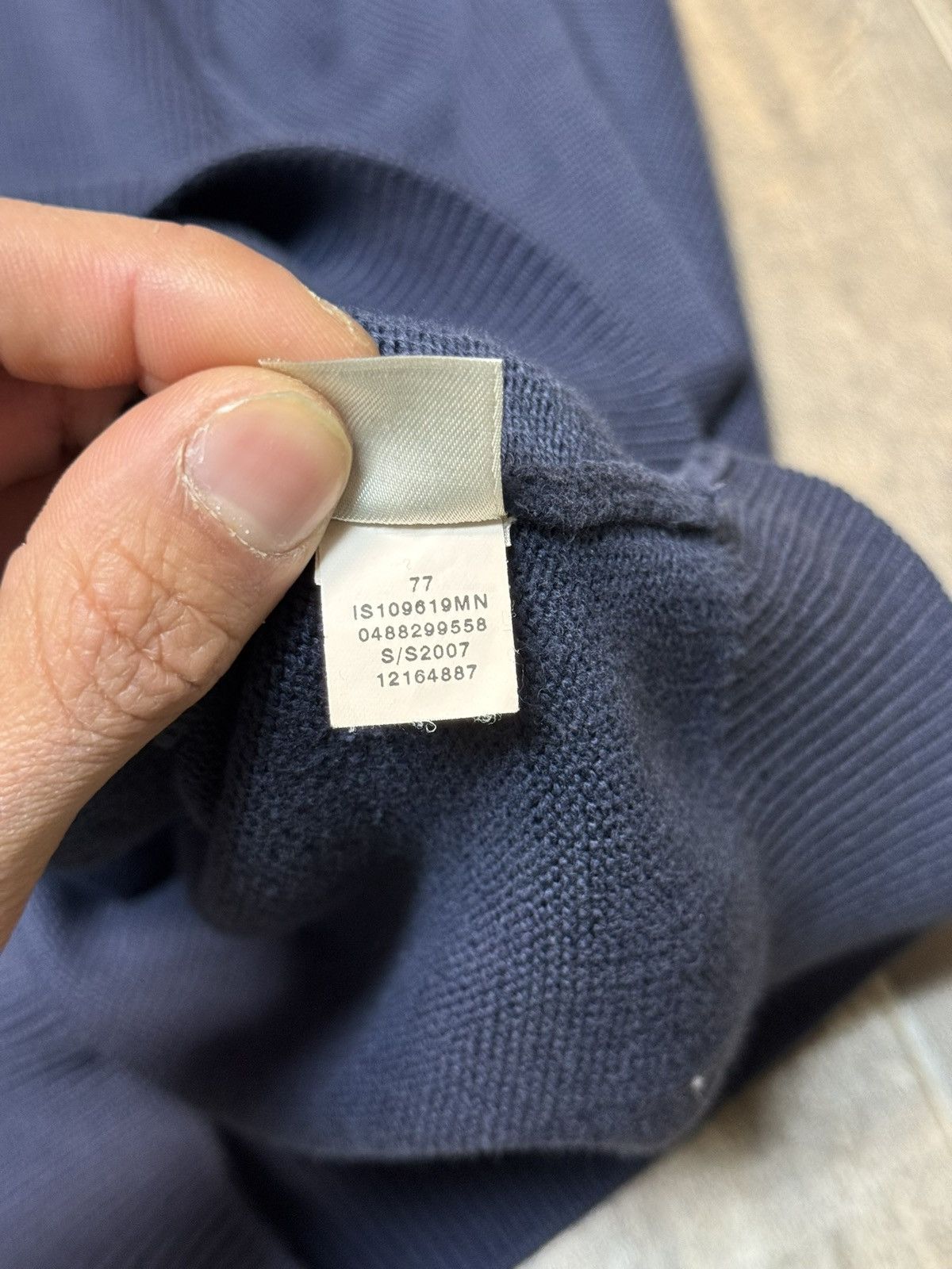 Nordstrom John W. Nordstrom Pima Cotton Half Zip Knit Sweater Size US L / EU 52-54 / 3 - 6 Thumbnail