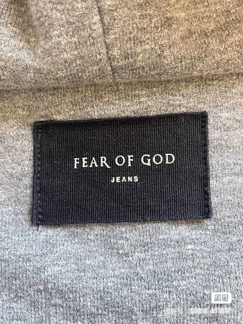 Fear of God Fear of God Patchwork hooded denim jacket jacket Size US M / EU 48-50 / 2 - 3 Thumbnail