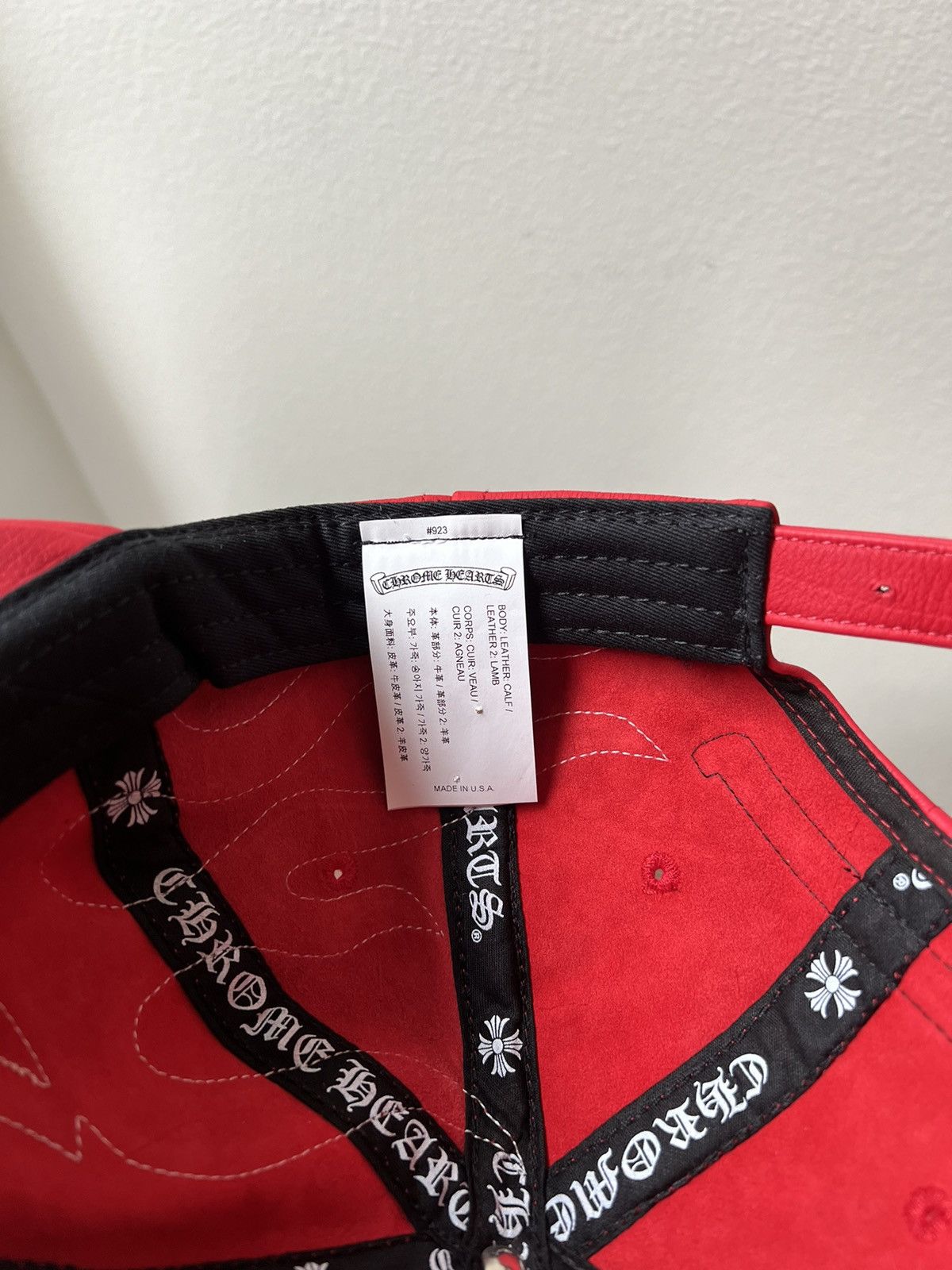 Chrome Hearts Chrome Hearts Leather Flame Hat Size ONE SIZE - 11 Thumbnail