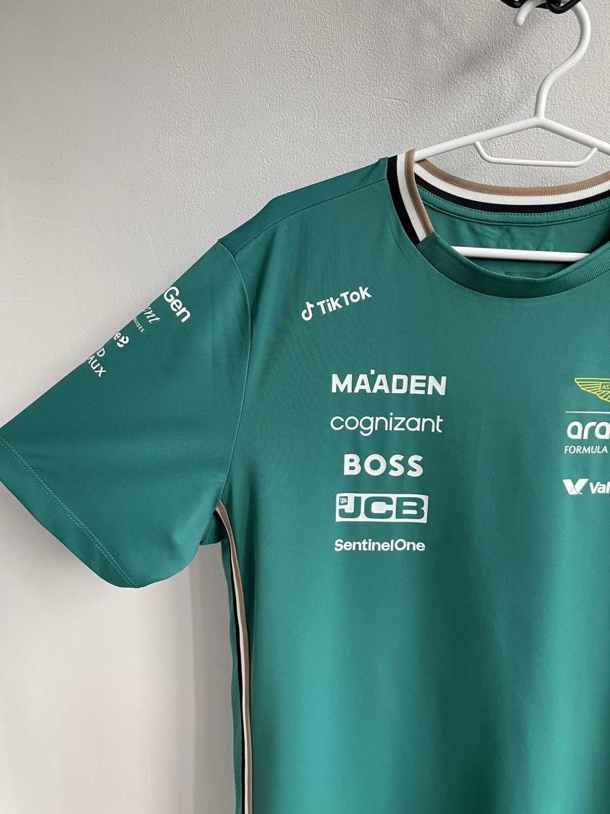 Formula 1 Aston Martin F1 Team Fernando Alonso #14 Aramco T-Shirt Tee Size US L / EU 52-54 / 3 - 13 Thumbnail