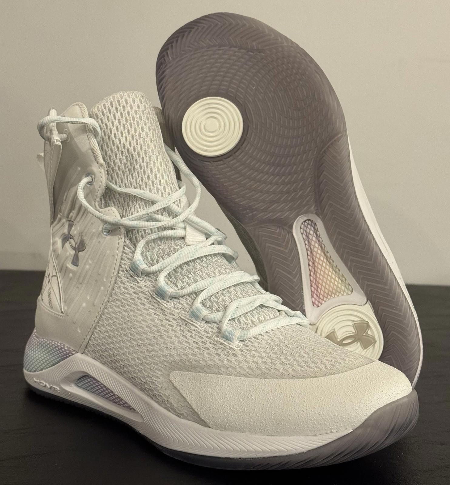 Under Armour Size 10.5 - Under Armour Highlight Ace White Breeze Silver W Size US 10.5 / IT 40.5 - 6 Thumbnail