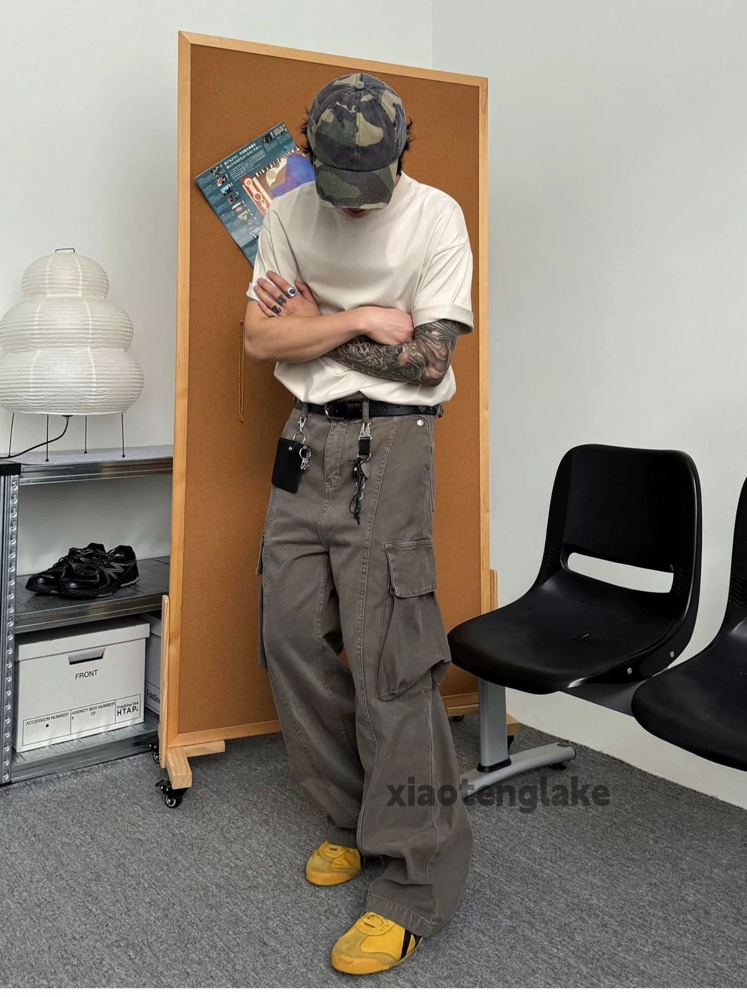 Designer × Japanese Brand × Vintage washed faded cleanfit patchwork outdoor cargo pants Size US 30 / EU 46 - 11 Thumbnail