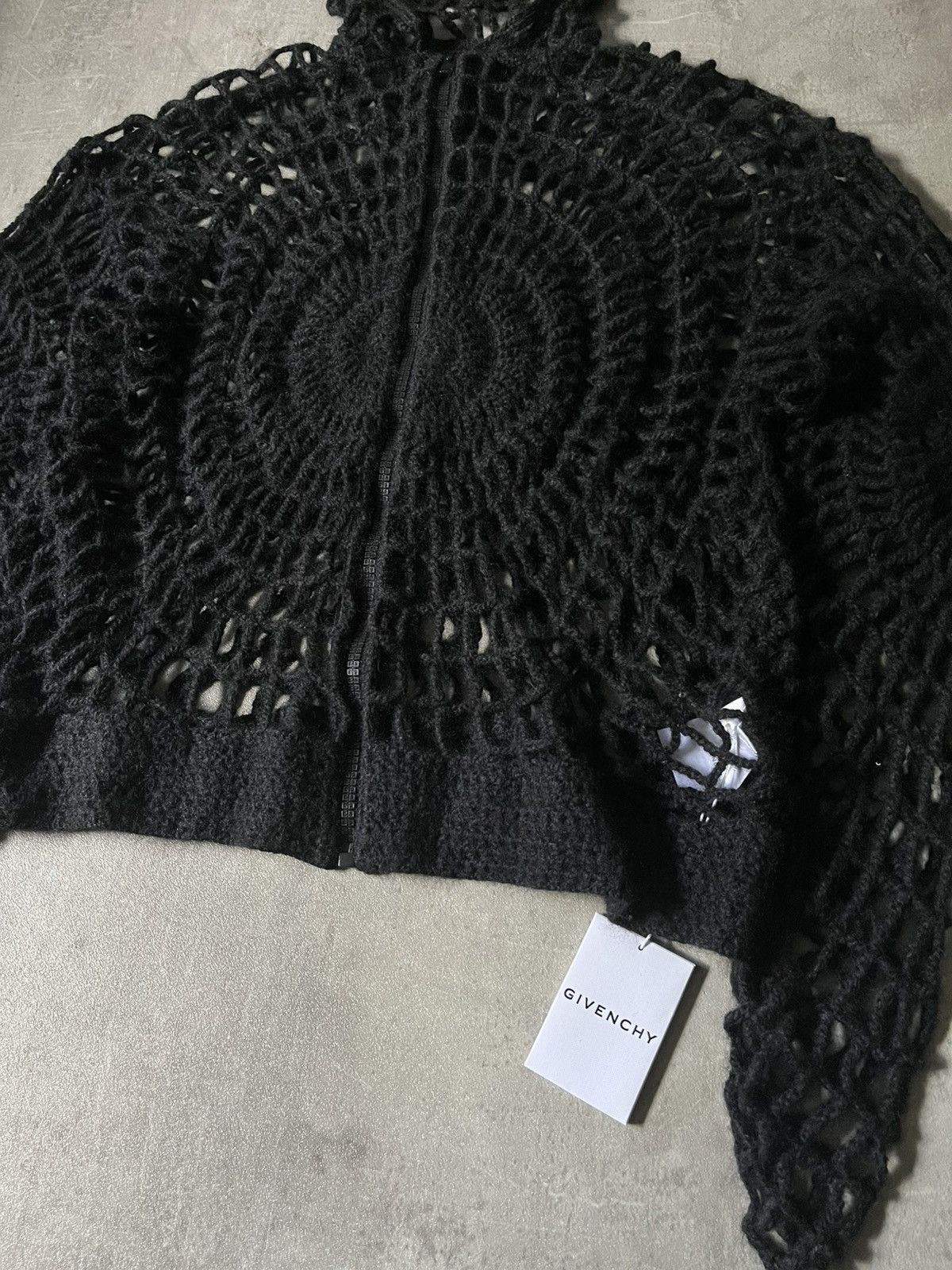 Givenchy Givenchy spider web wool zip hoodie rare Size US L / EU 52-54 / 3 - 4 Thumbnail