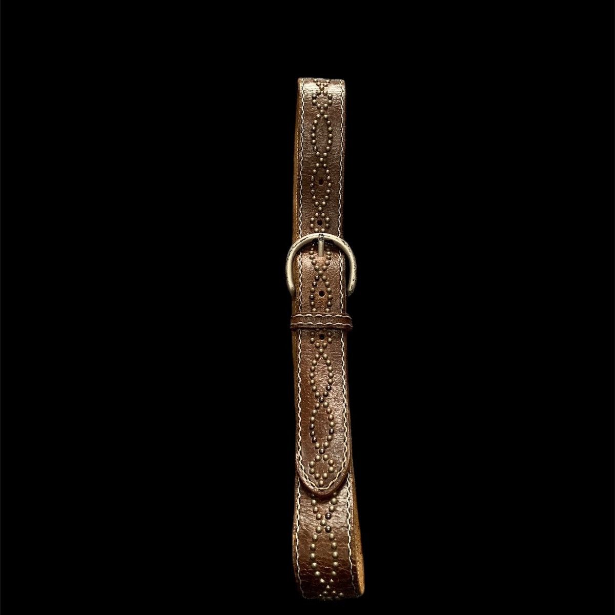 If Six Was Nine × Japanese Brand × Le Grande Bleu (L.G.B.) Studded leather belt Size ONE SIZE - 3 Thumbnail