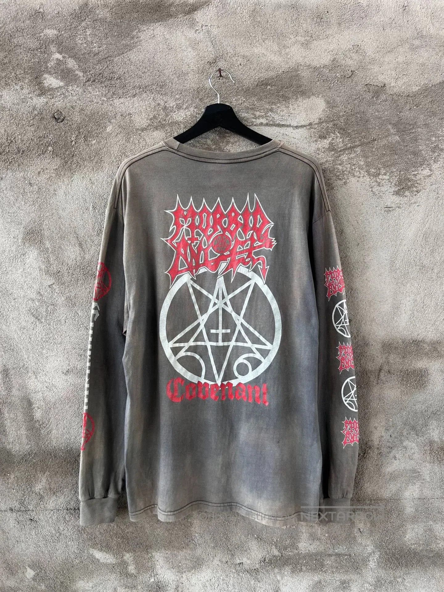 Vintage Vintage 90s Morbid Angel Long Sleeve Tee. Size US M / EU 48-50 / 2 - 4 Thumbnail