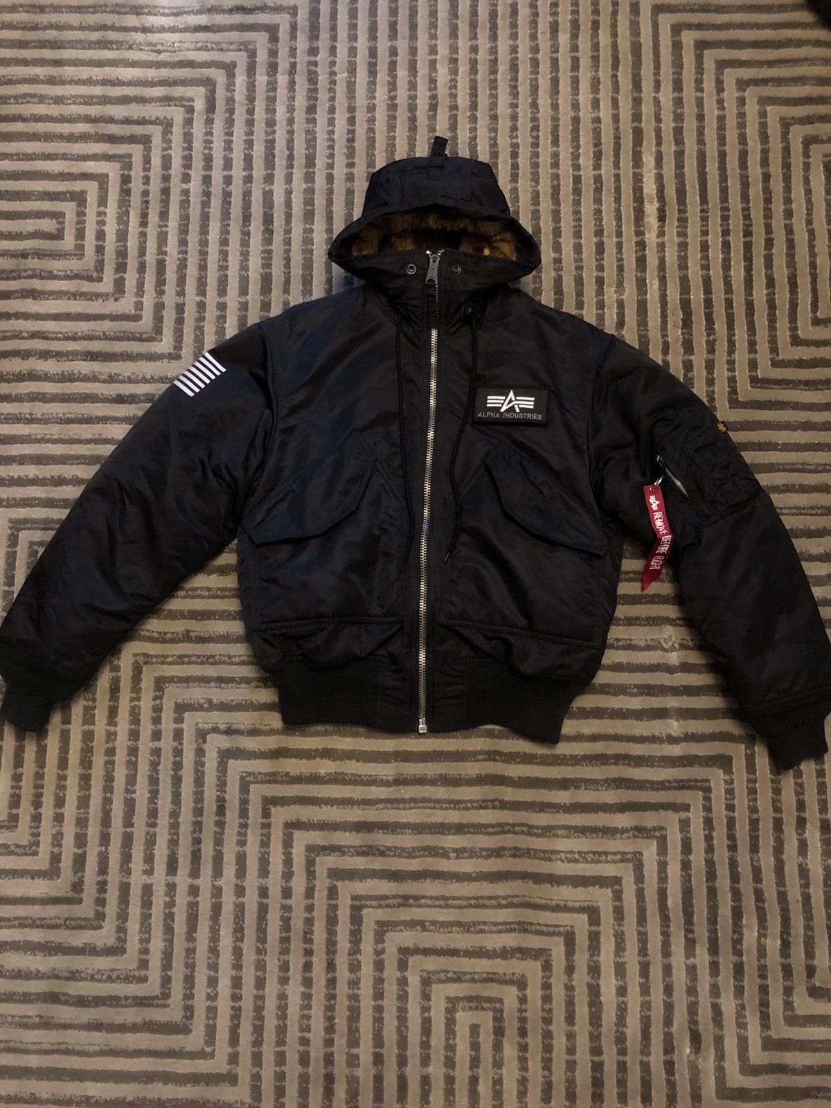 Alpha industries cwu 45 hooded shop