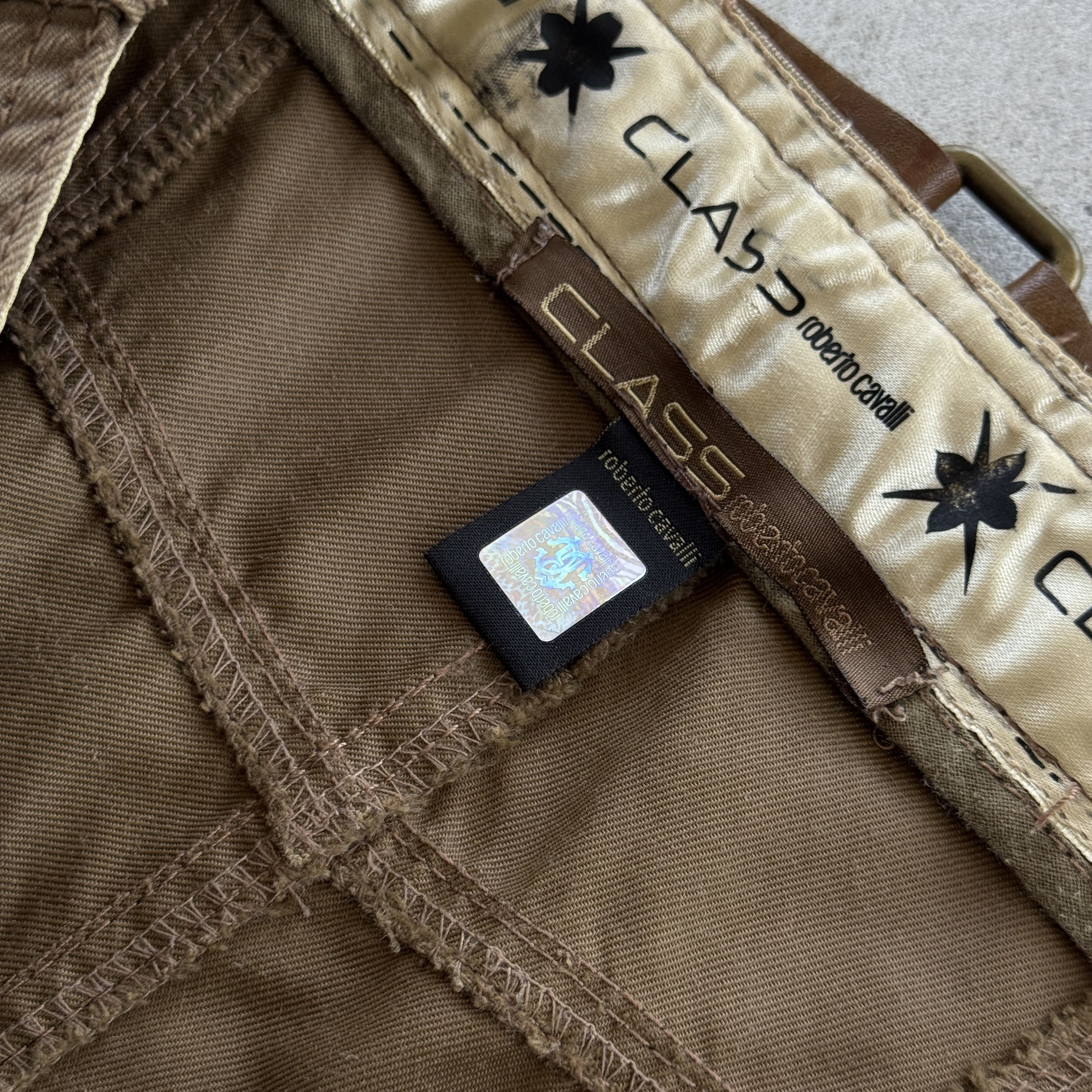 Roberto Cavalli Roberto Cavalli Class Brown Trousers Size 54 IT Pants Size US 38 / EU 54 - 6 Thumbnail