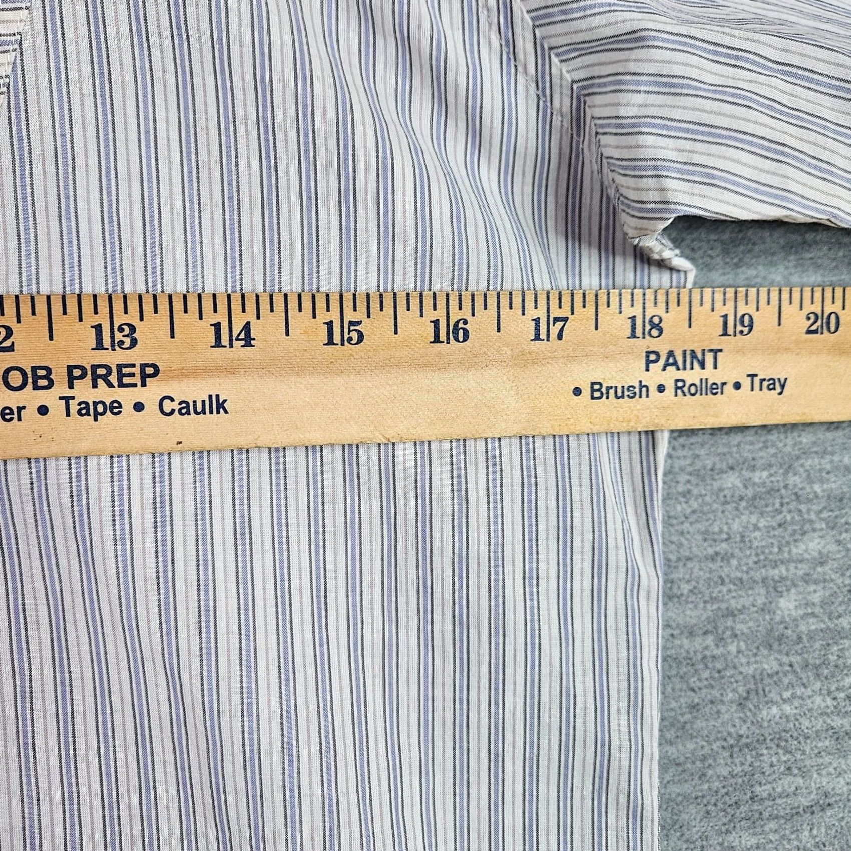Uniqlo VINTAGE? Ines De La Fressange Uniqlo Women's Stripes Button Up Long Sleeve Shirt XS Blue Regular Shirt Womens XS Blue Striped Button Up Uniqlo Blouse Size XS / US 0-2 / IT 36-38 - 3 Thumbnail
