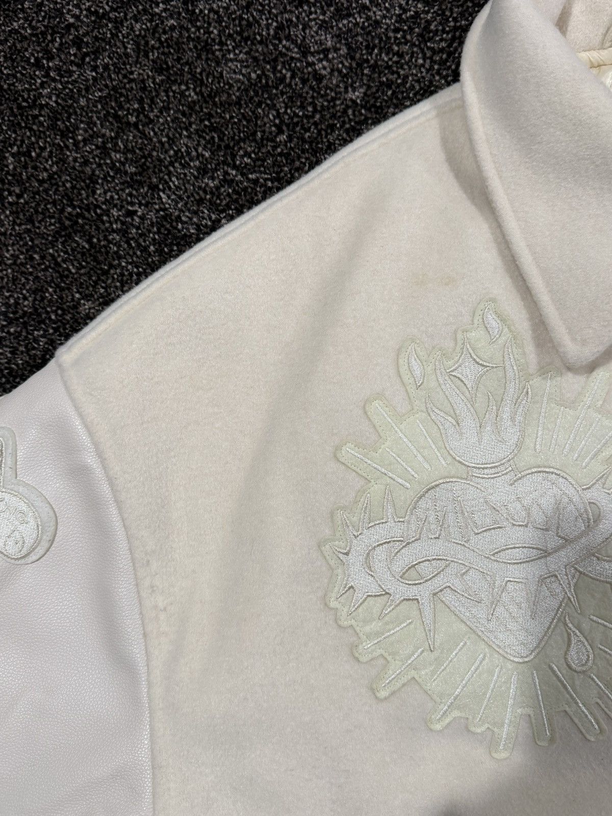 Untitled Artworks Untitled Artworks Milano Angel of Peace Varsity Cream Jacket Size US S / EU 44-46 / 1 - 12 Thumbnail