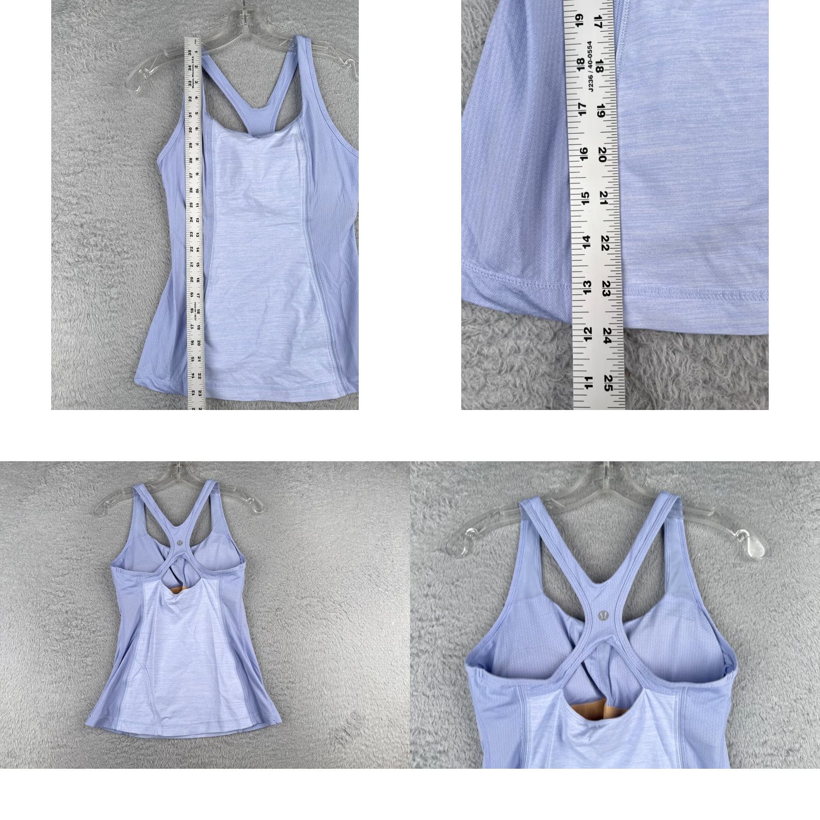 Lululemon Lululemon Shirt Women 8 Purple Two Tone Racerback Built In Bra Gym Yoga Casual Tank Sleeveless Size M / US 6-8 / IT 42-44 - 8 Thumbnail